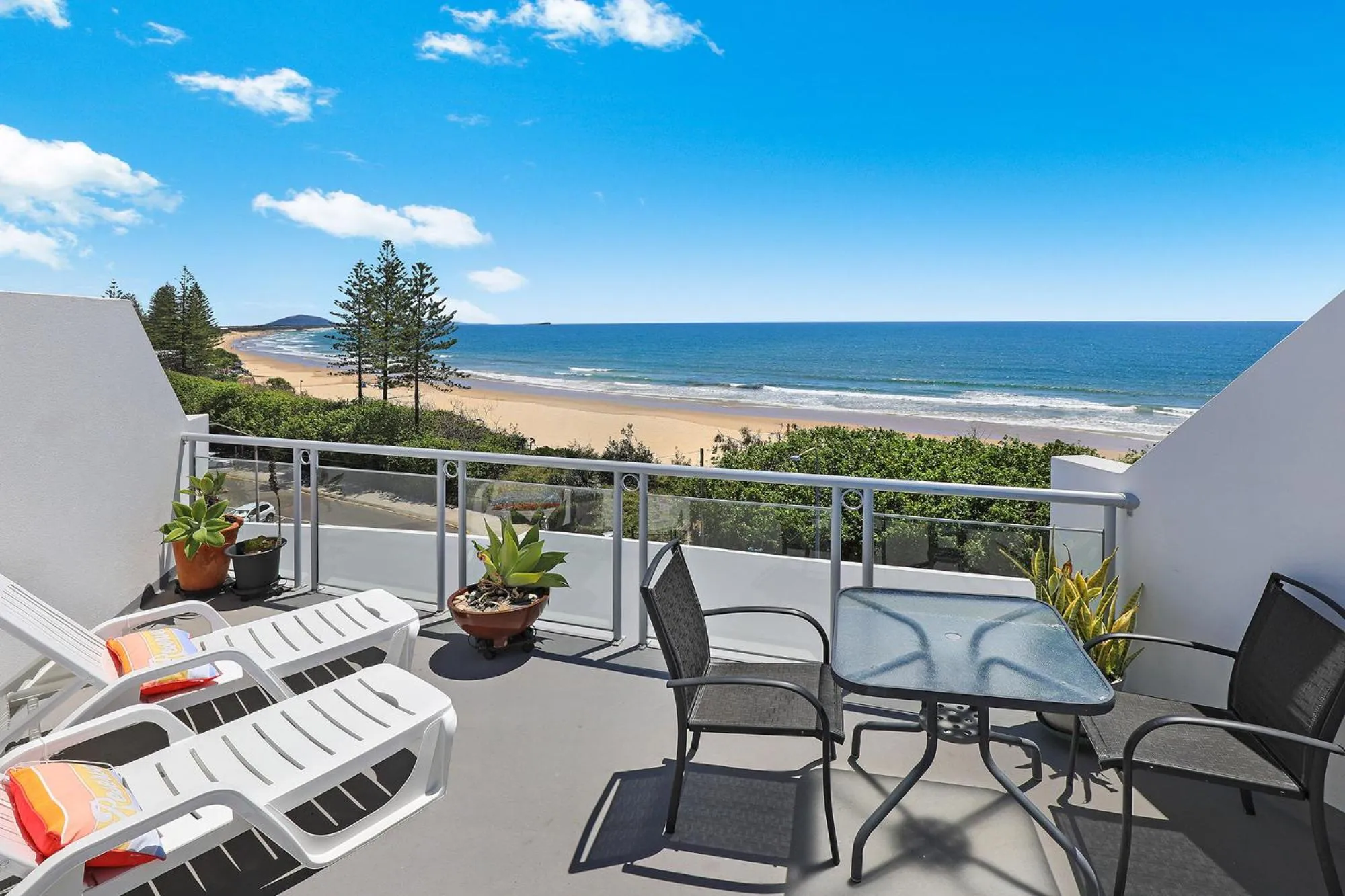 Balcony/Terrace in Grand Palais Boolarong Beachside Apartments