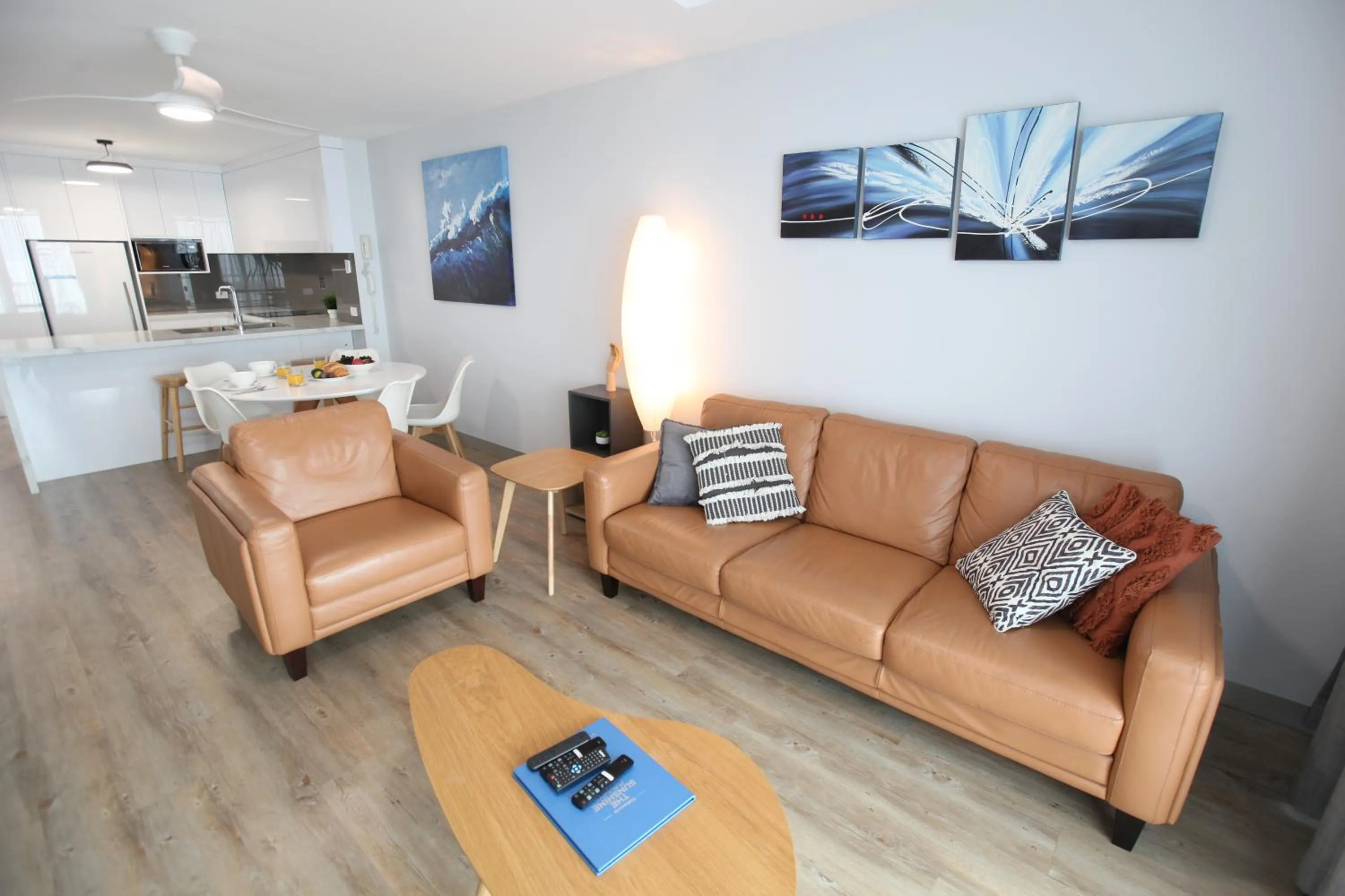 Living room in Grand Palais Boolarong Beachside Apartments