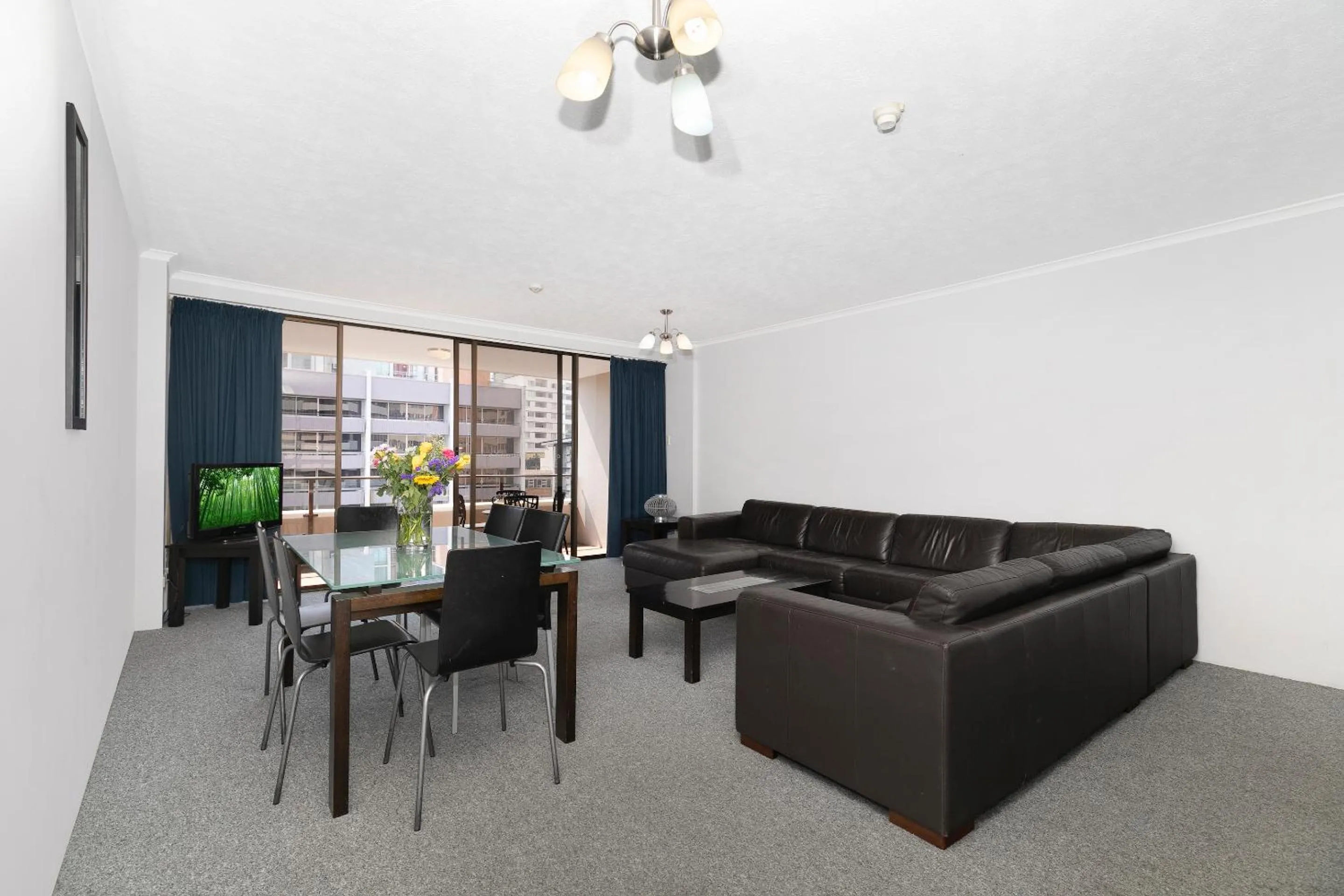 Living room in The Astor Apartments