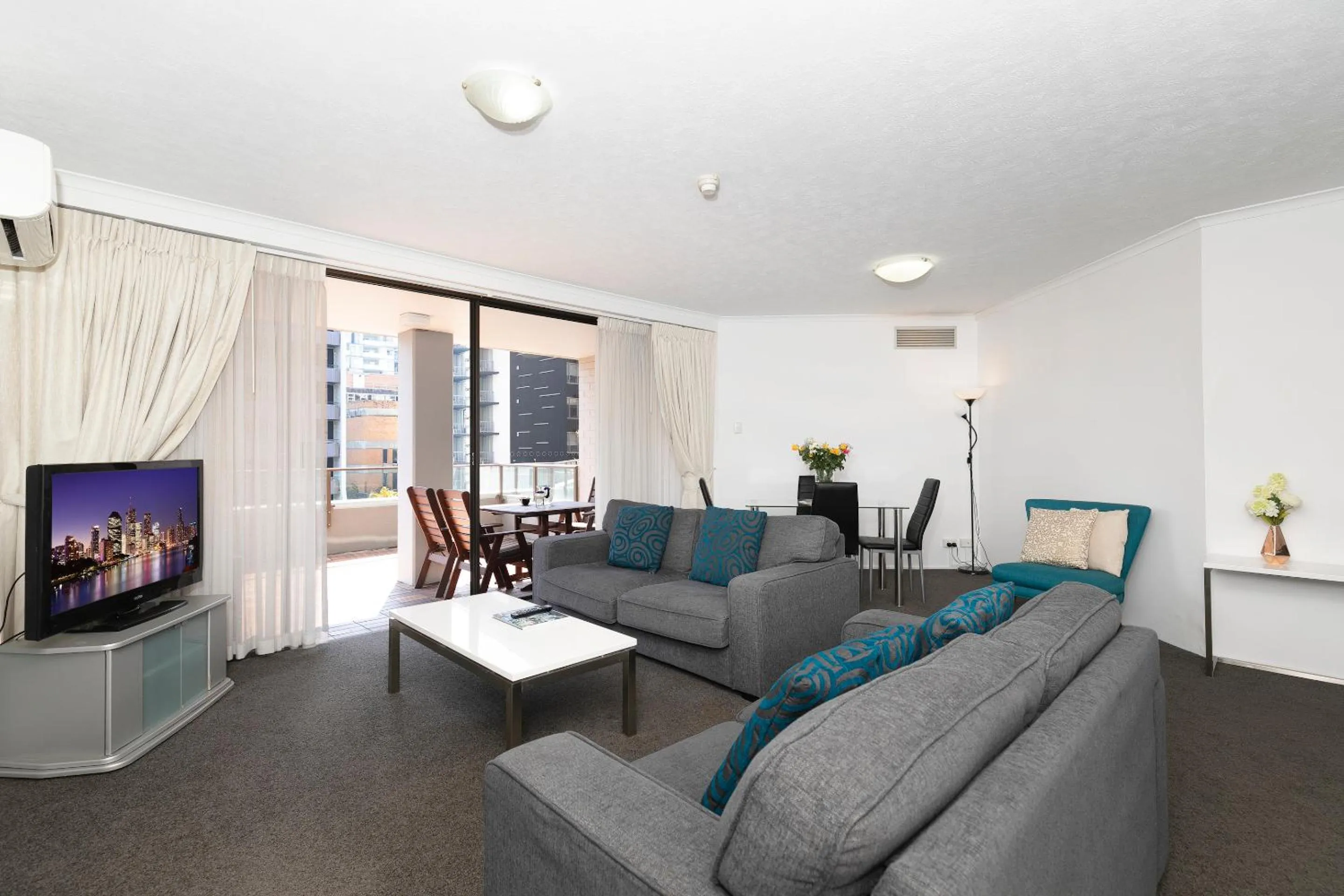 Living room in The Astor Apartments