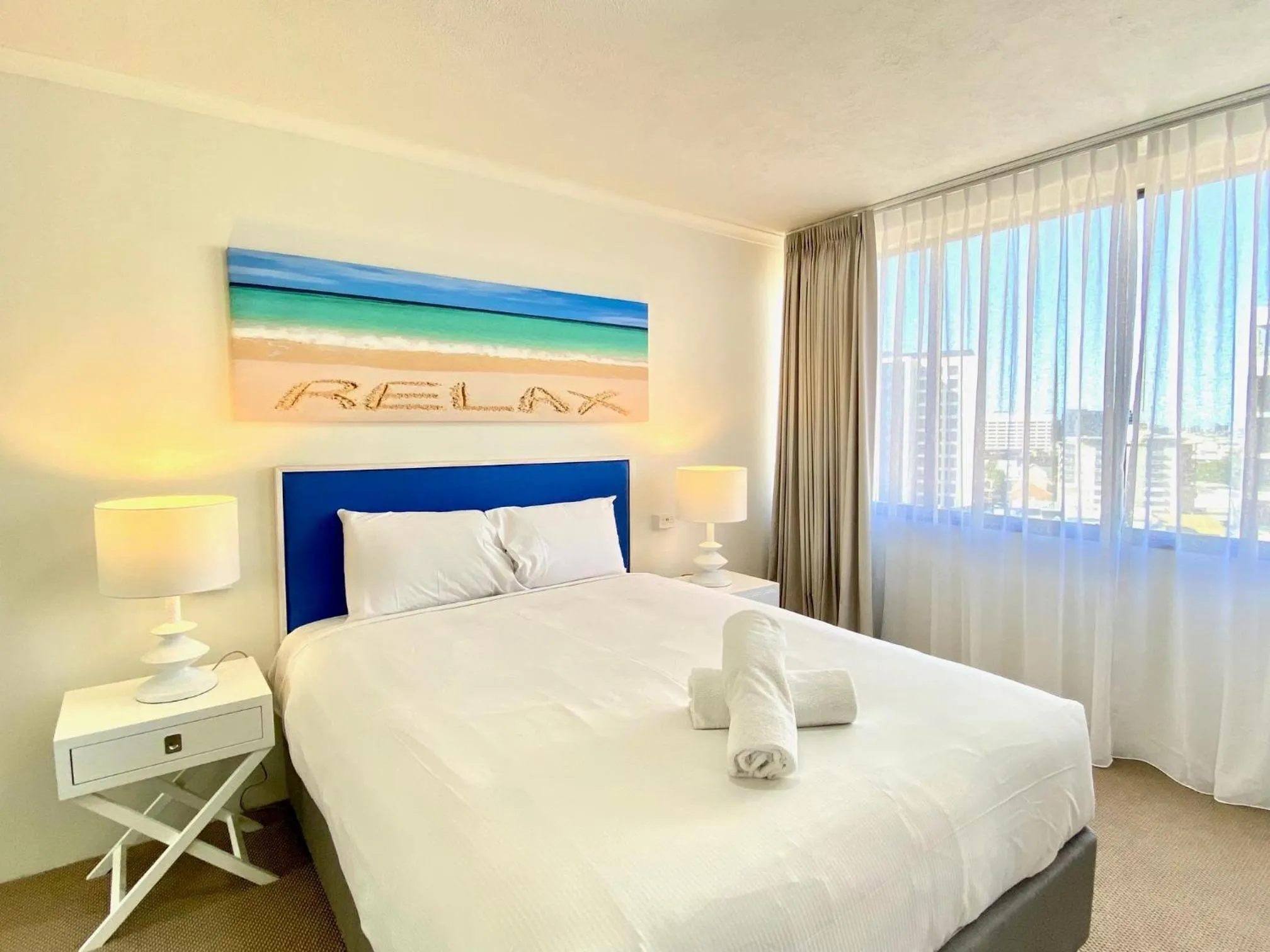 Bed in The Astor Apartments