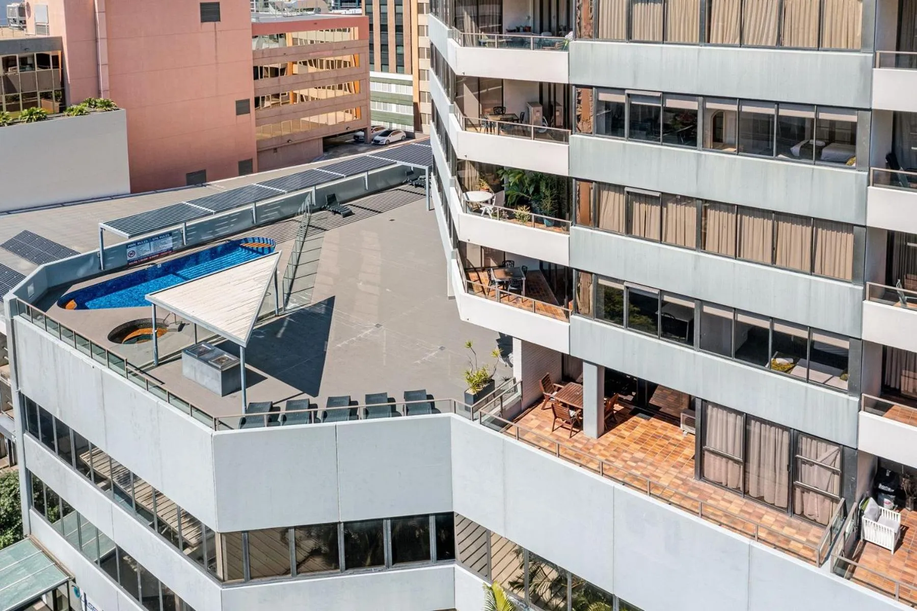 BBQ facilities in The Astor Apartments