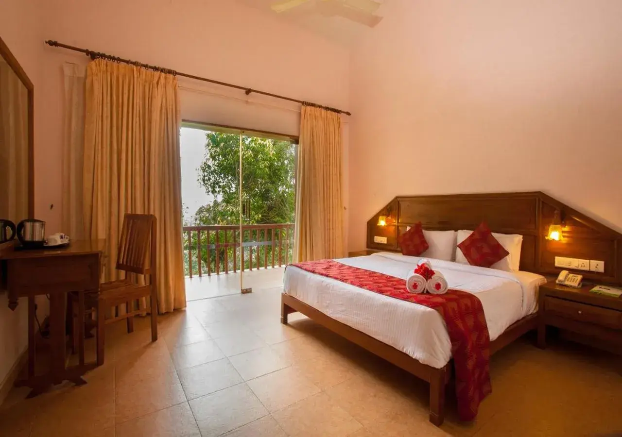 Bedroom, Bed in Oxygen Resorts Thekkady Bedroom, Bed in Oxygen Resorts Thekkady