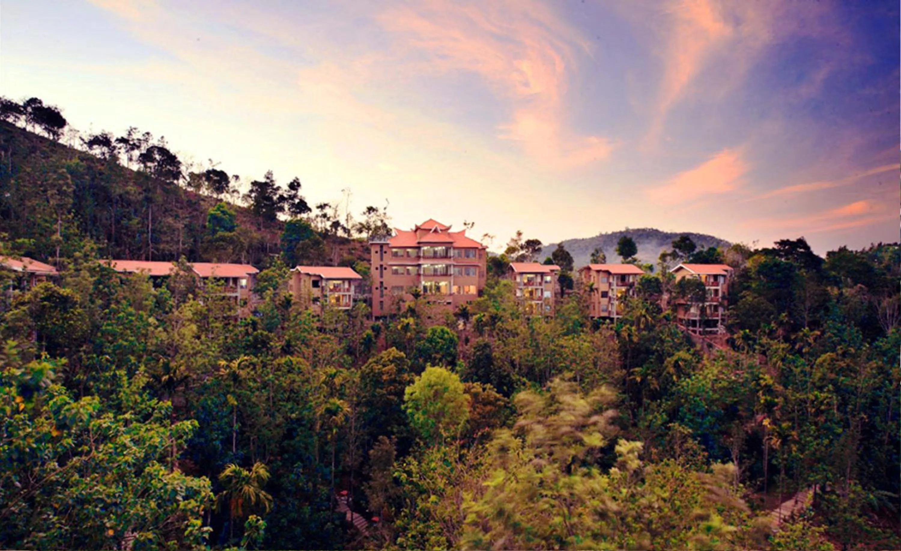 Bird's eye view in Oxygen Resorts Thekkady