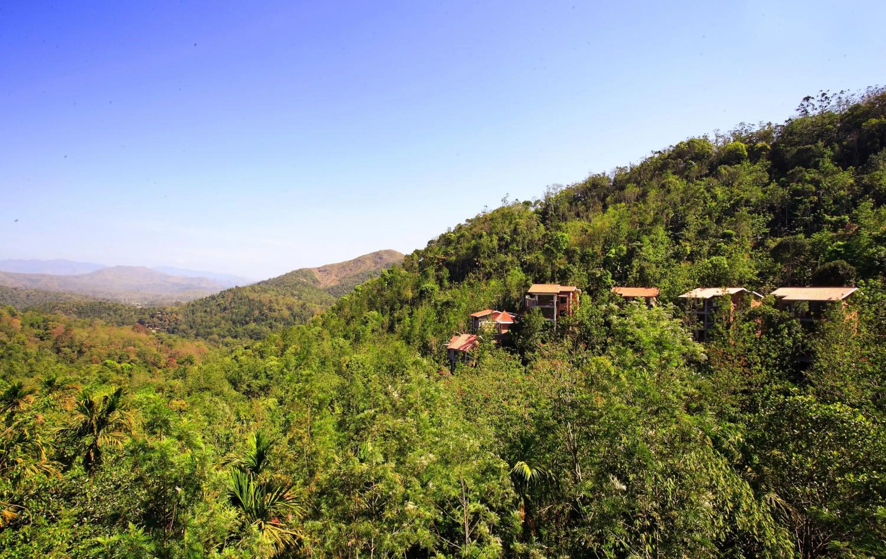Bird's eye view in Oxygen Resorts Thekkady