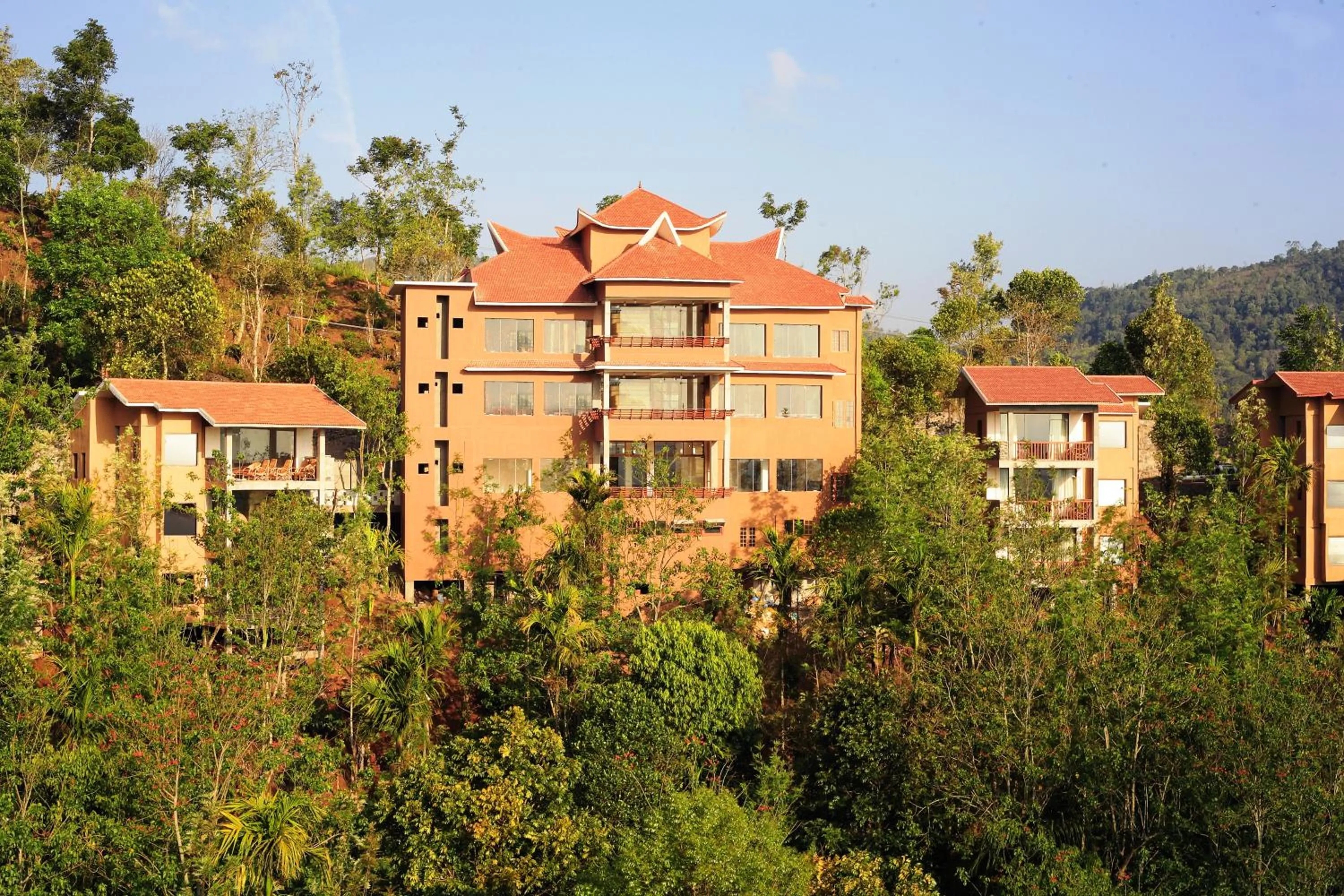 Bird's eye view in Oxygen Resorts Thekkady