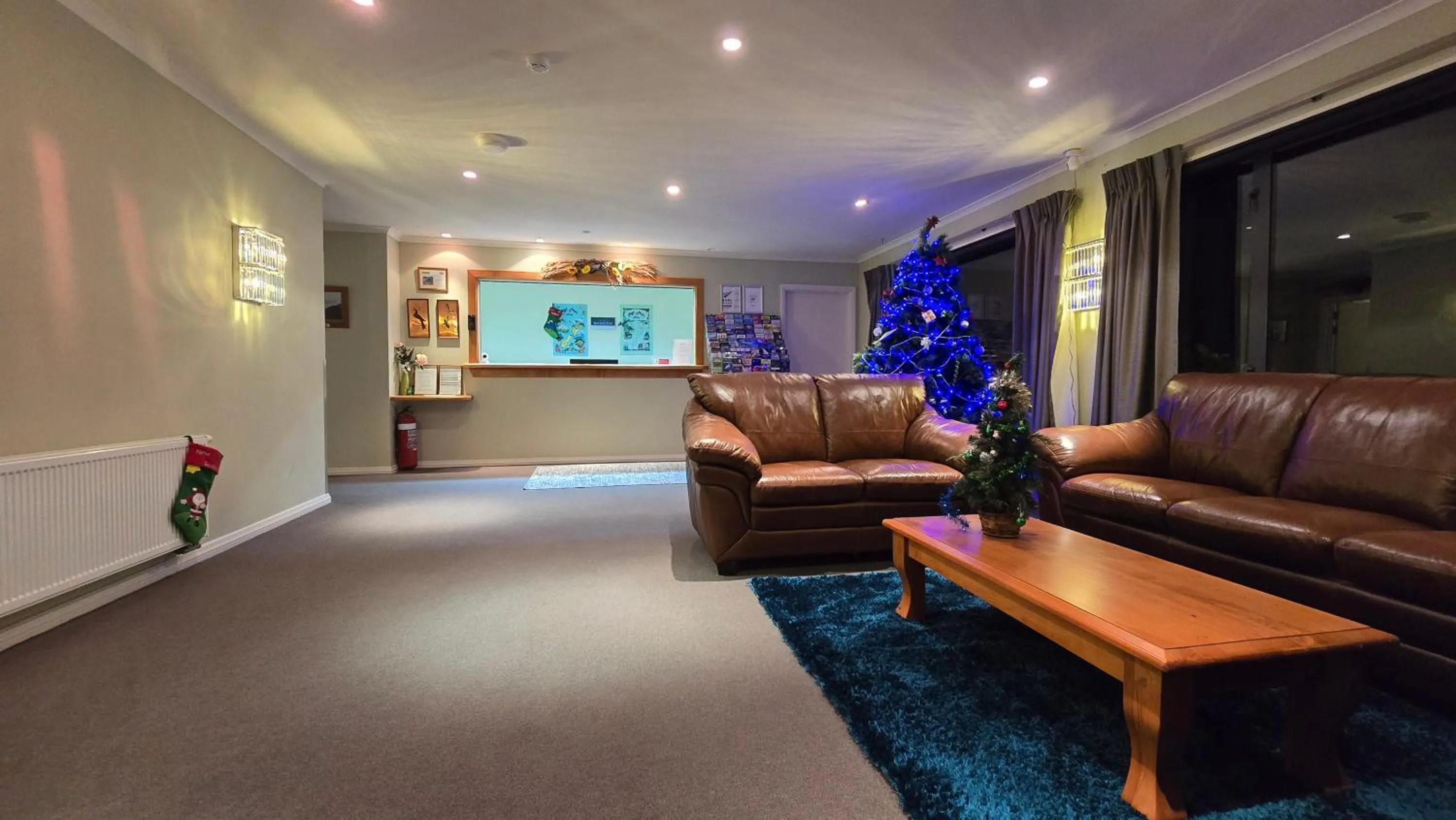 Lobby or reception in High Peaks Hotel