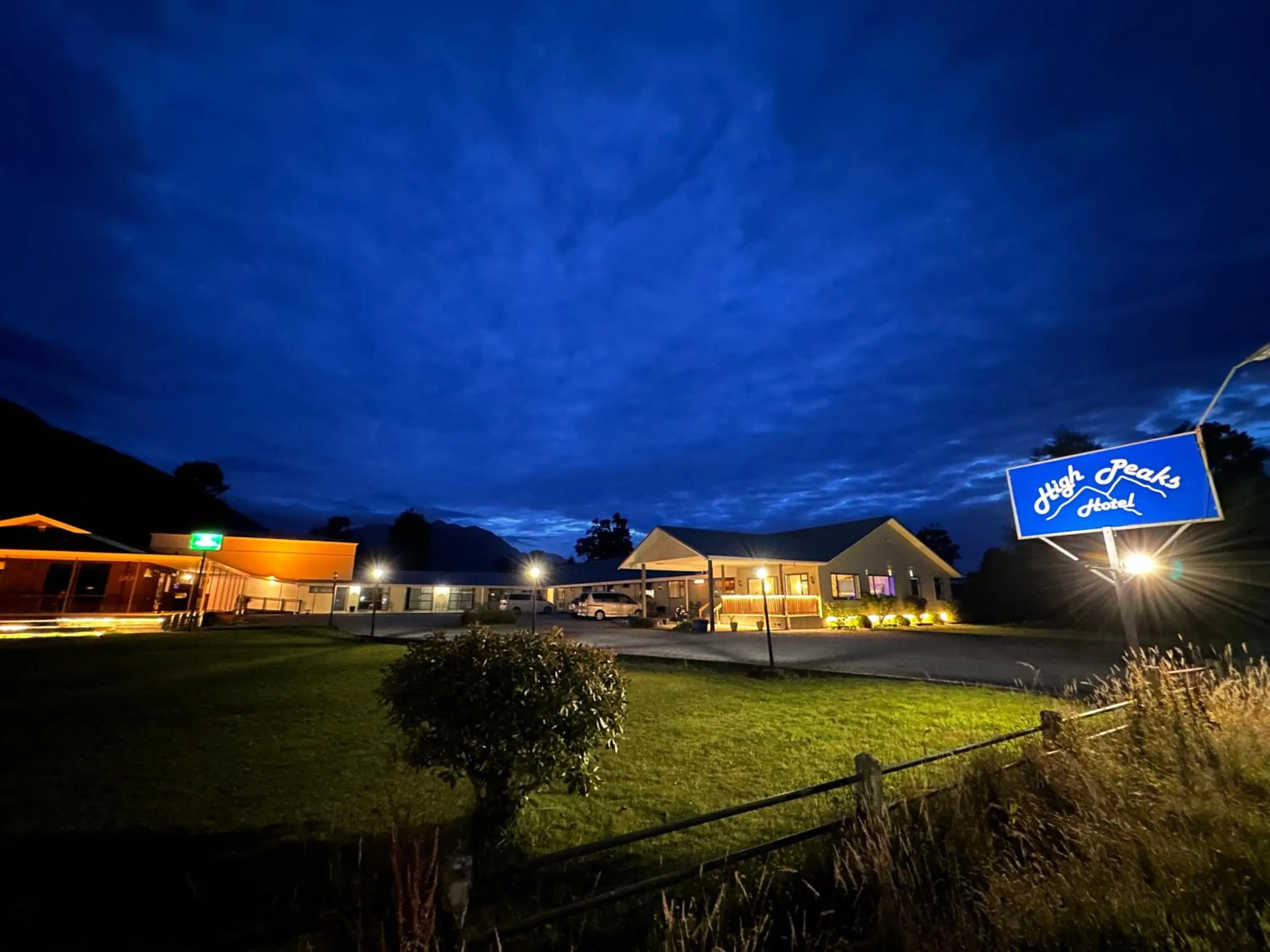 Property building in High Peaks Hotel