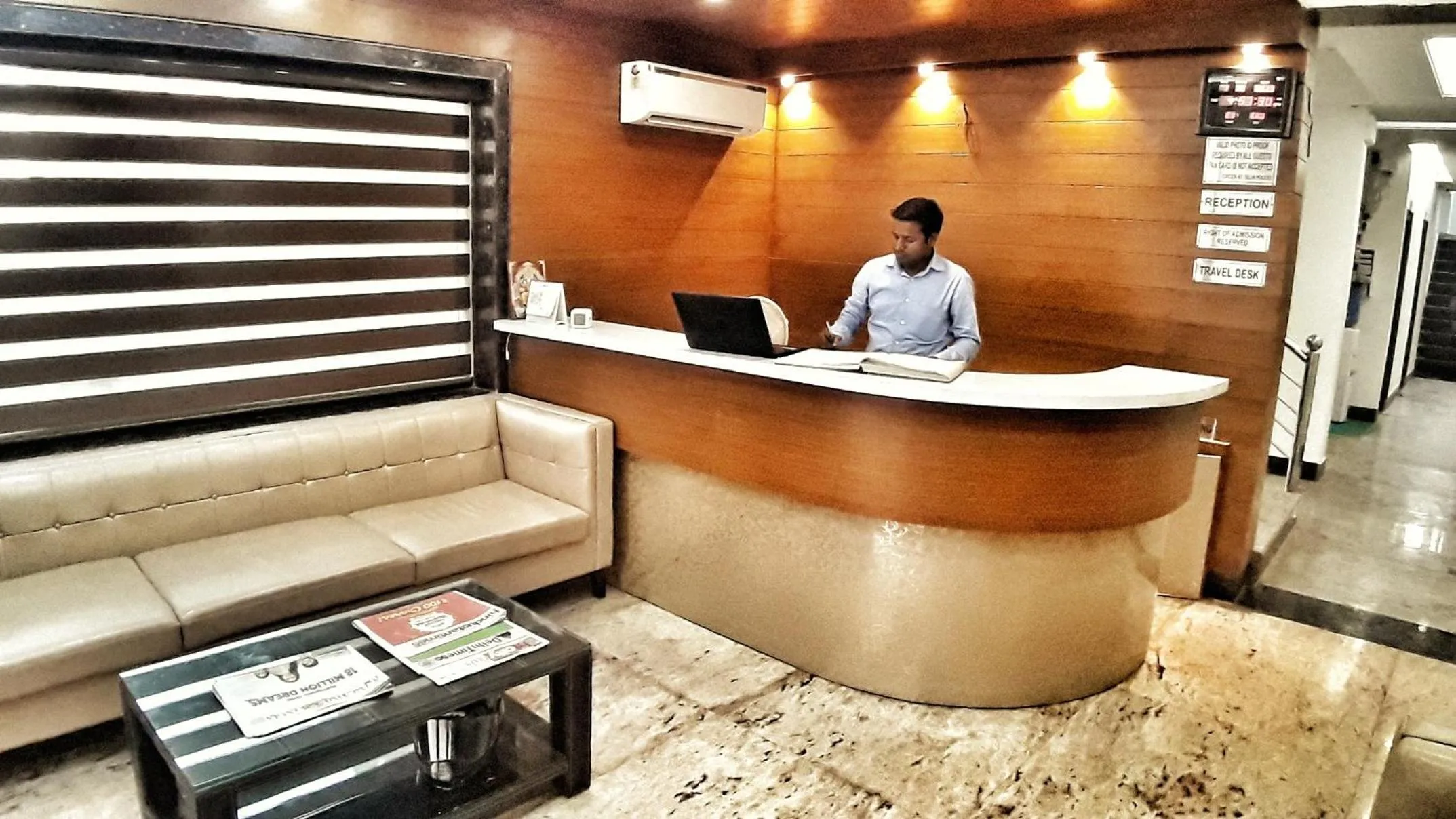 Lobby or reception in Hotel Delhi Aerocity