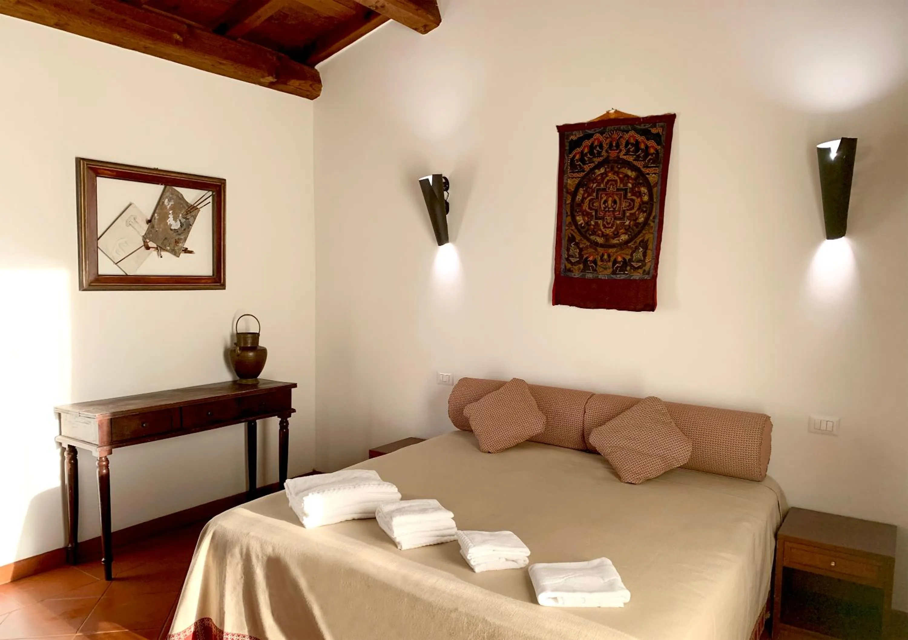 Bedroom, Bed in Resort Fonte Vulci