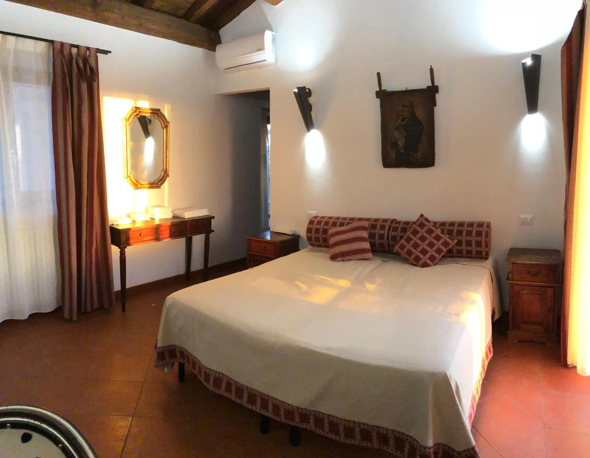 Bedroom, Bed in Resort Fonte Vulci