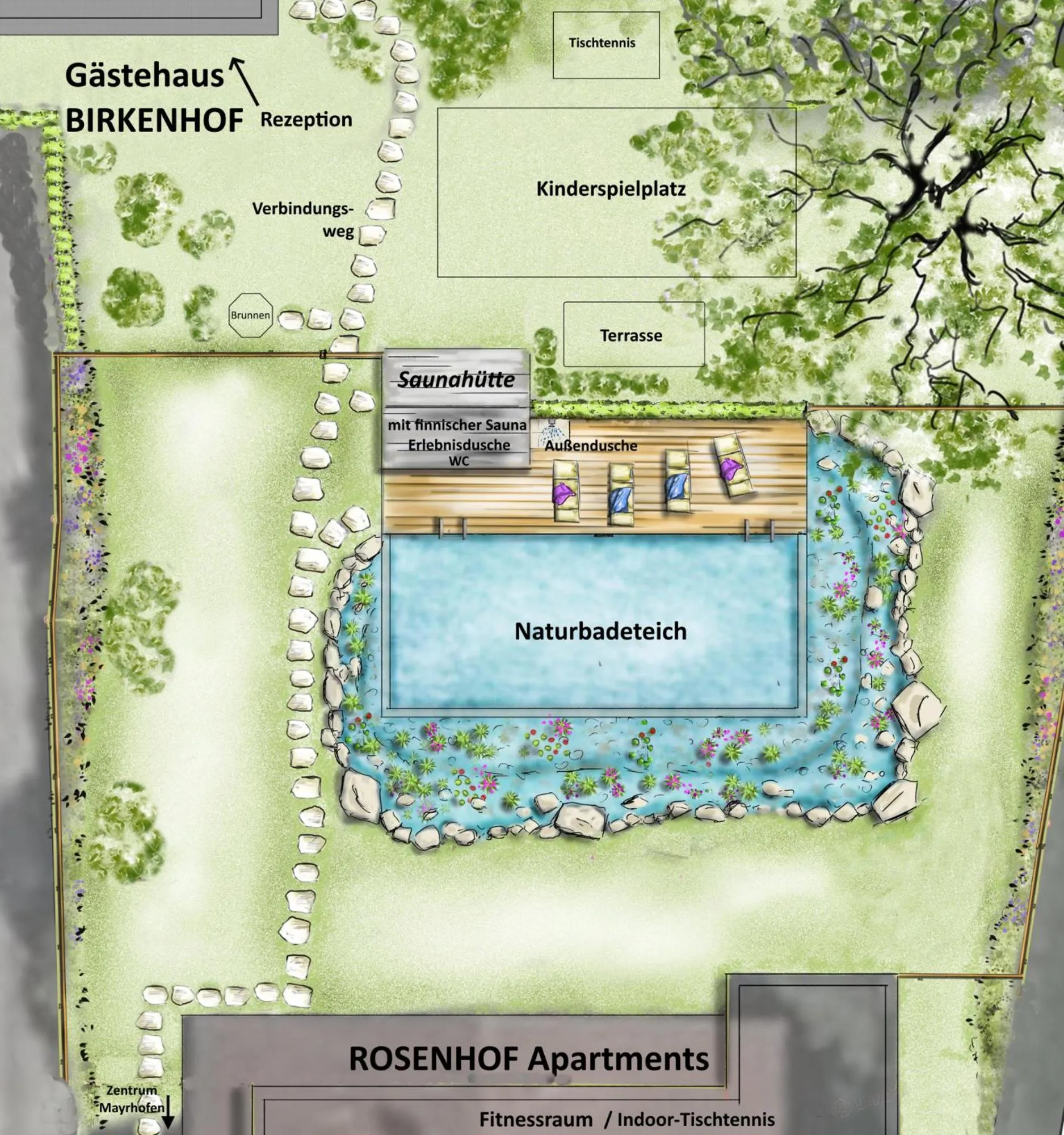 Children play ground in Apartments Rosenhof