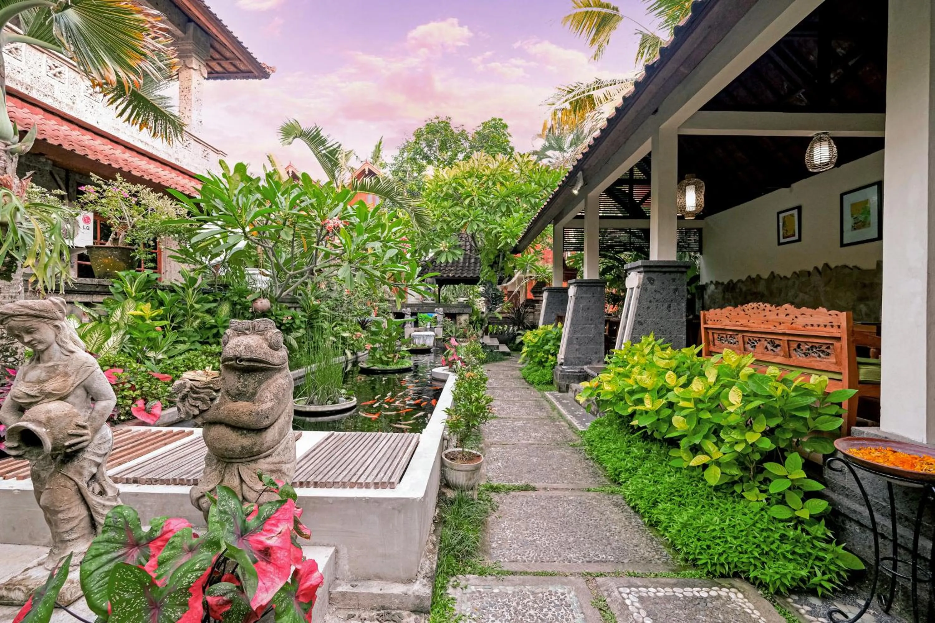 Garden in Gunung Merta Bungalows
