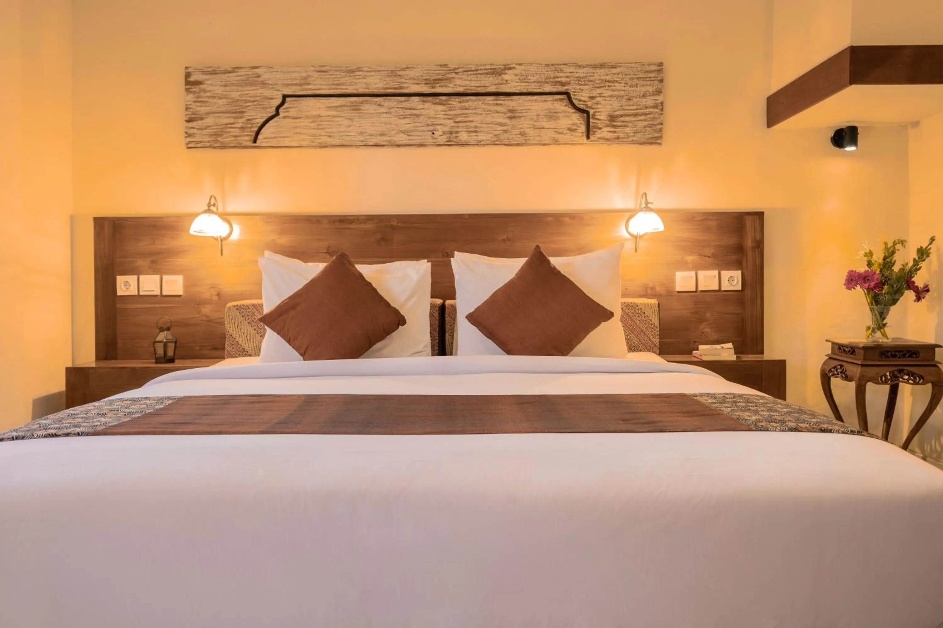 Night, Bed in Gunung Merta Bungalows