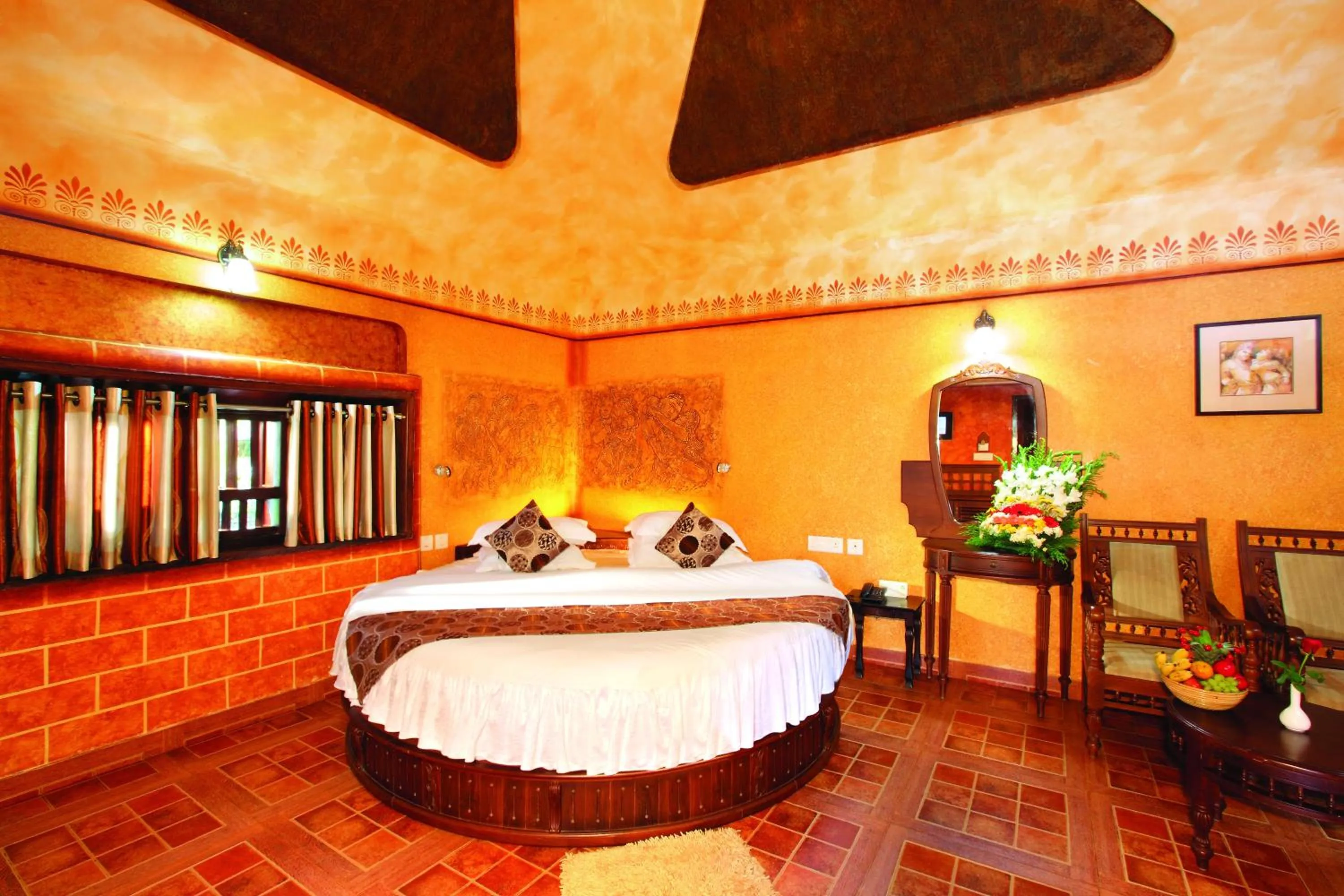 Bed in Cherai Beach Resorts