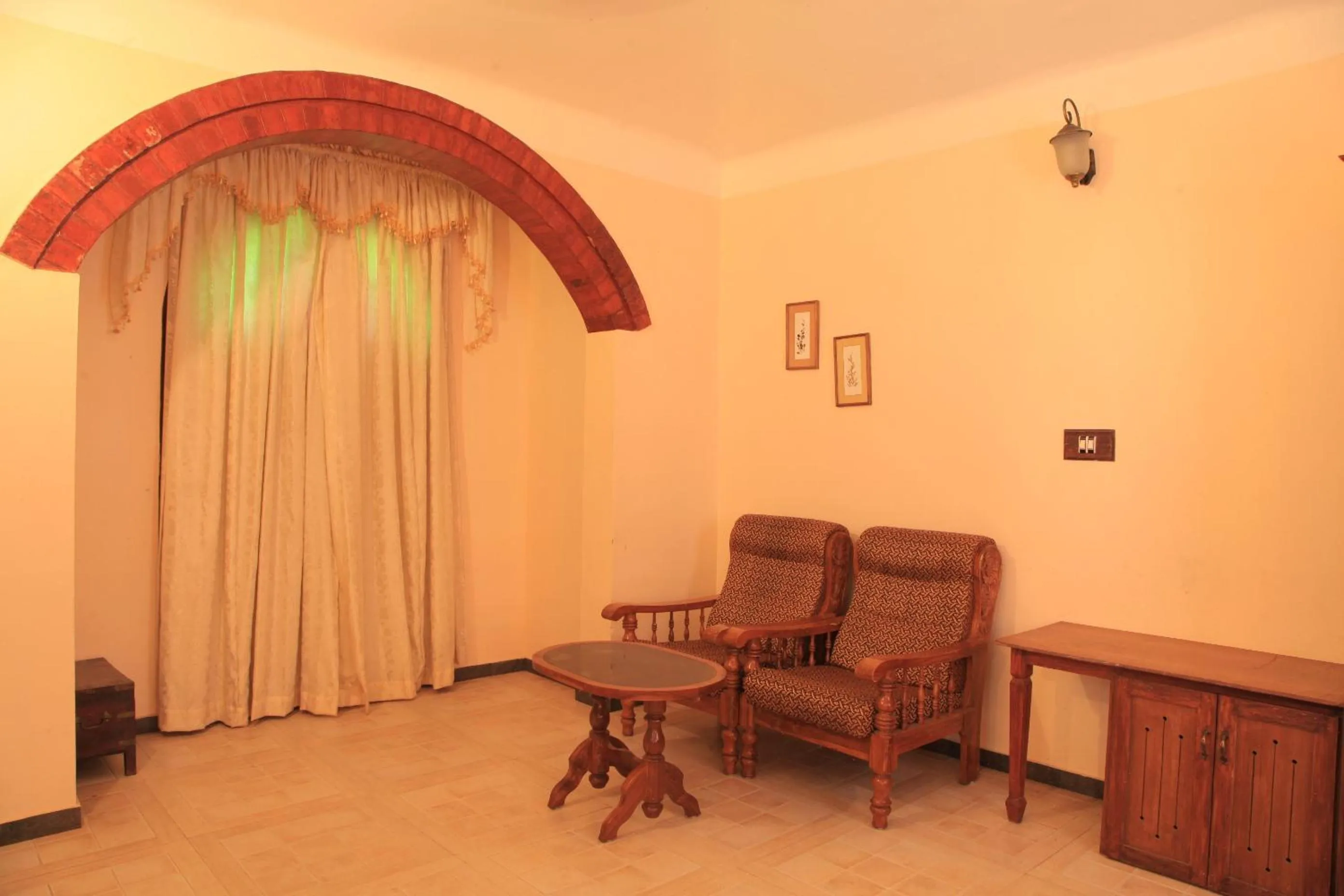 Seating area in Cherai Beach Resorts