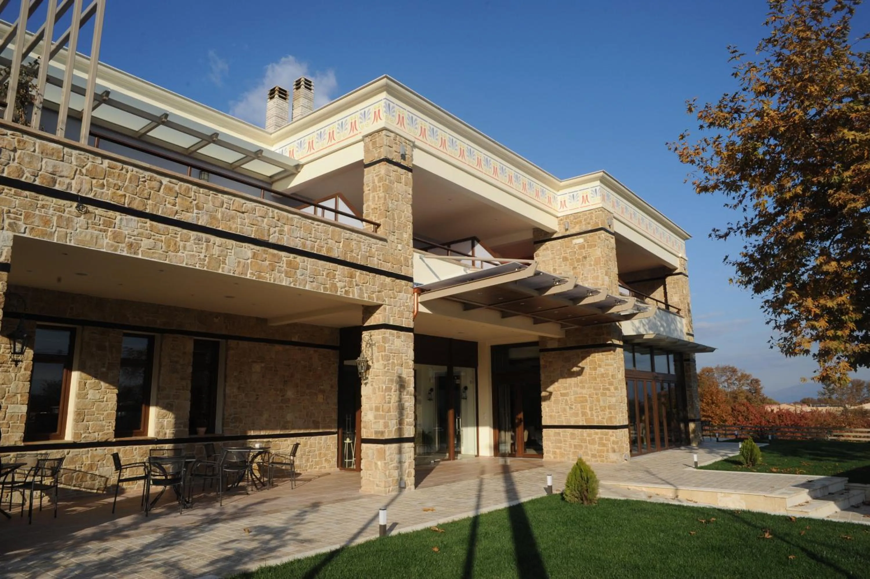 Facade/entrance in Agapi Luxury Hotel