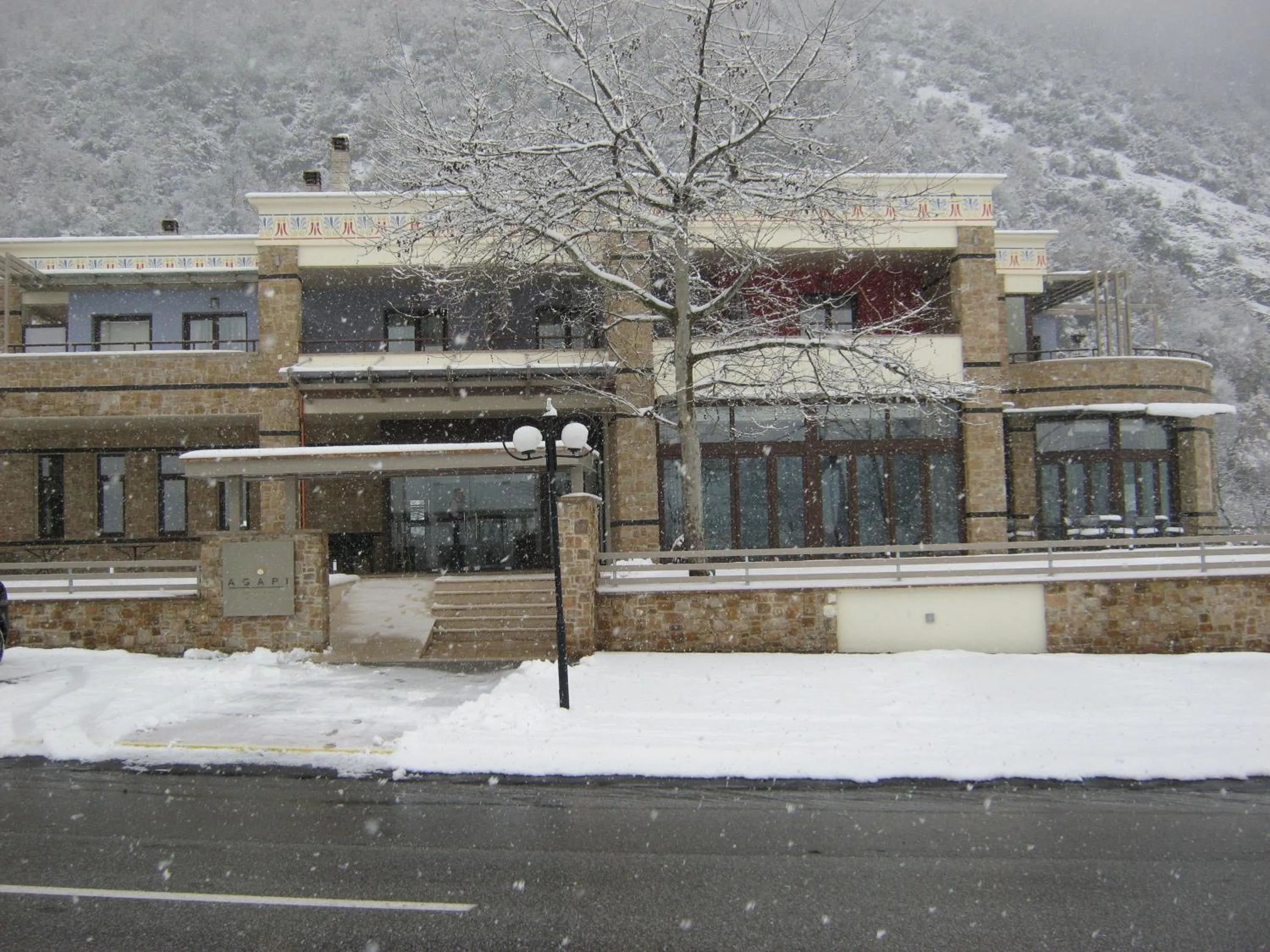 Facade/entrance in Agapi Luxury Hotel