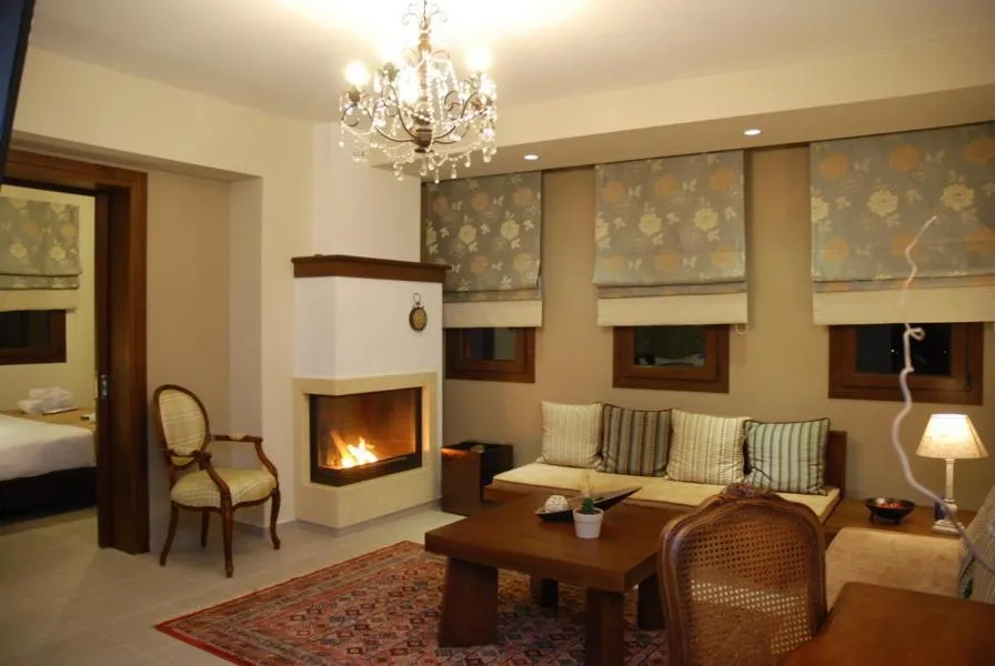 Living room in Agapi Luxury Hotel