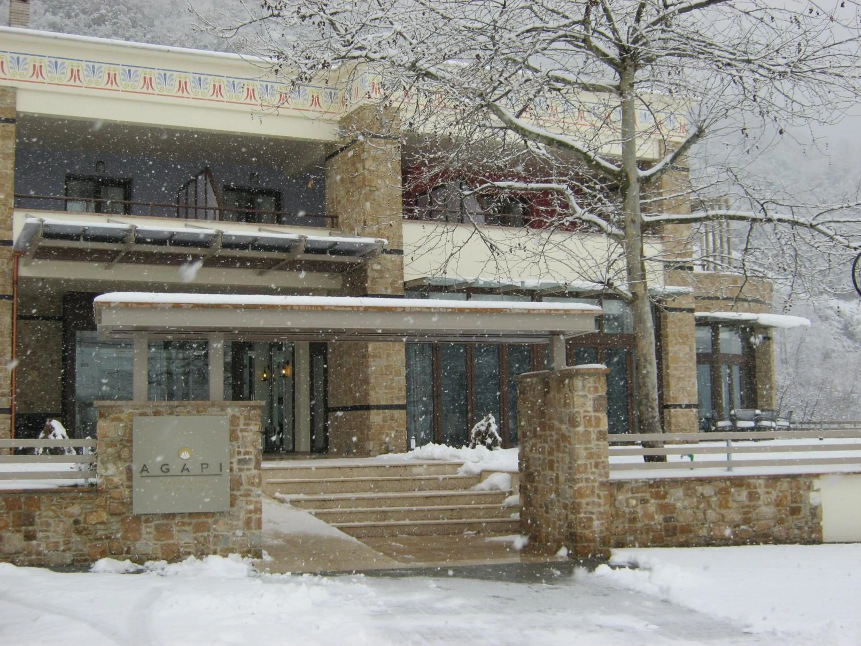 Facade/entrance in Agapi Luxury Hotel
