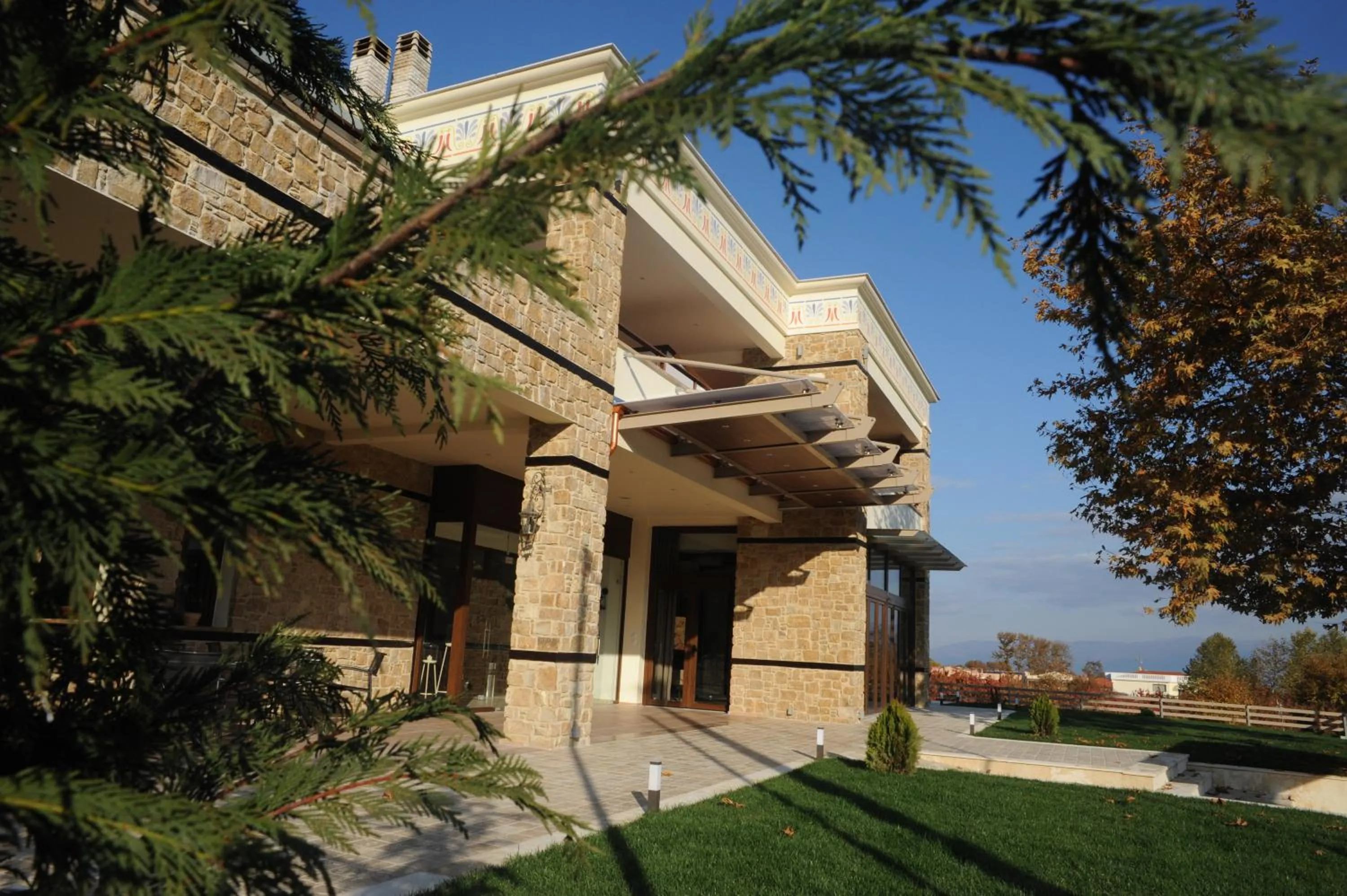 Facade/entrance in Agapi Luxury Hotel