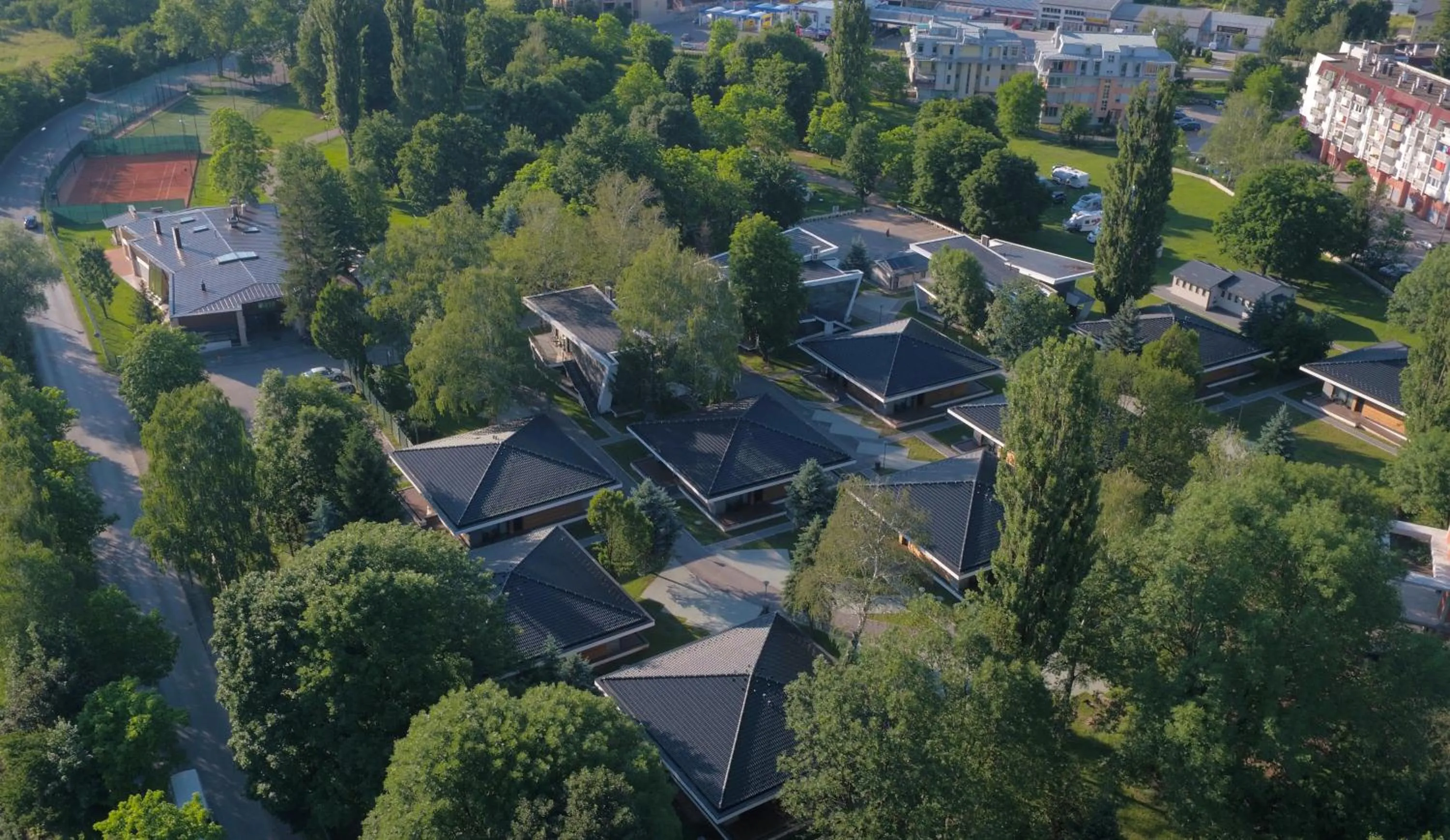 Garden view in Villas and apartments Oaza