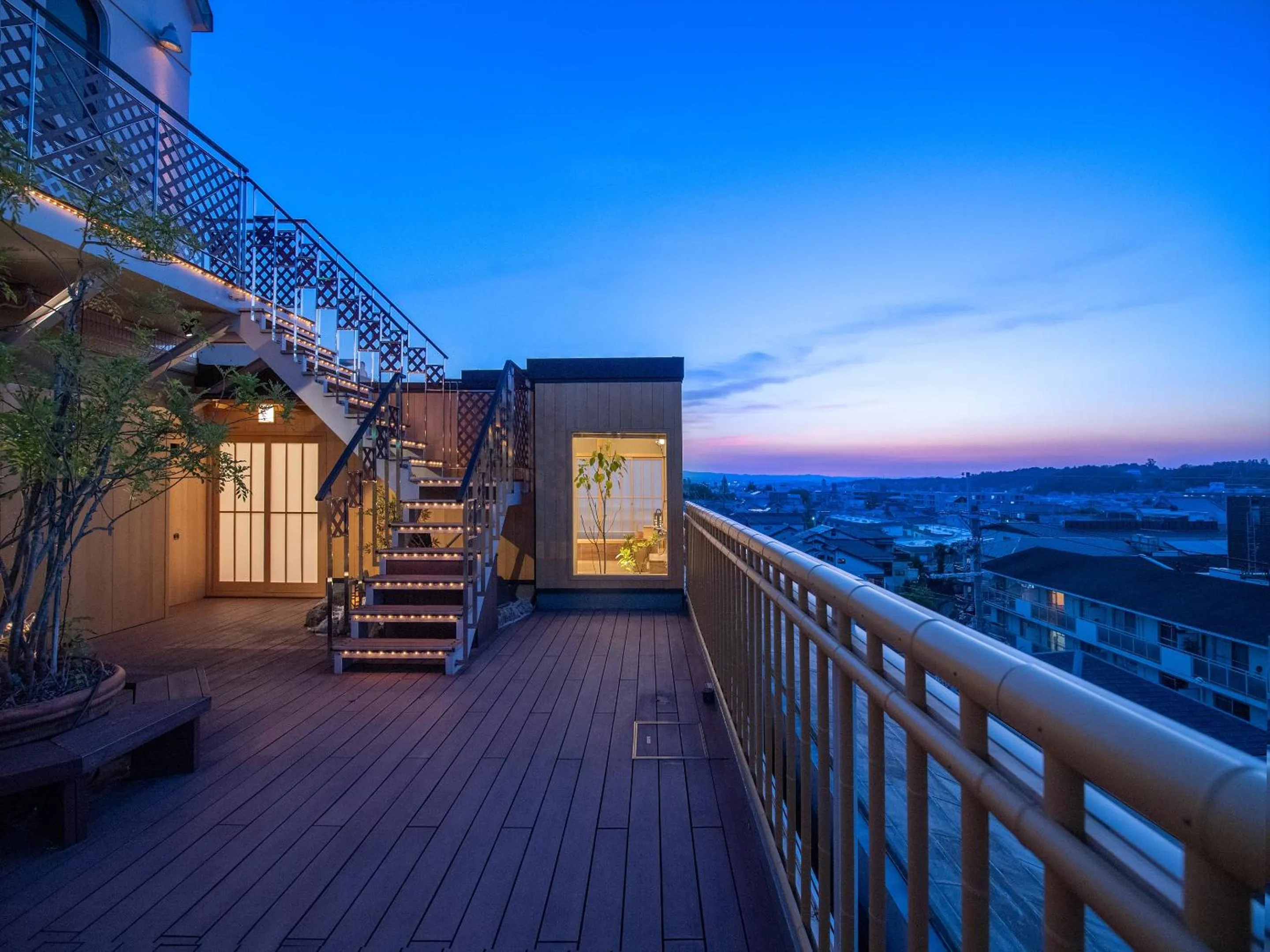 Balcony/Terrace in Hotel New Wakasa