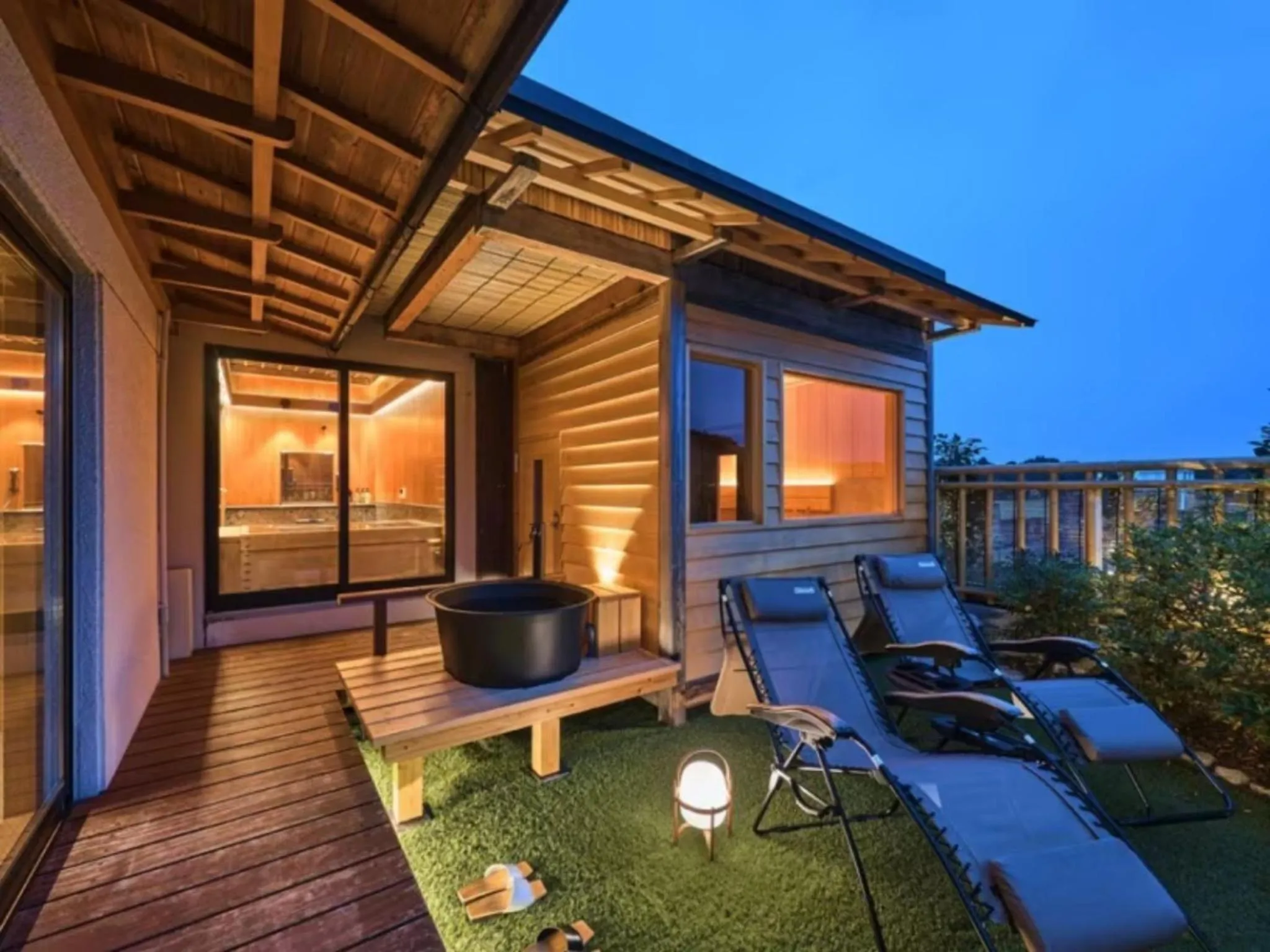 Balcony/Terrace in Hotel New Wakasa