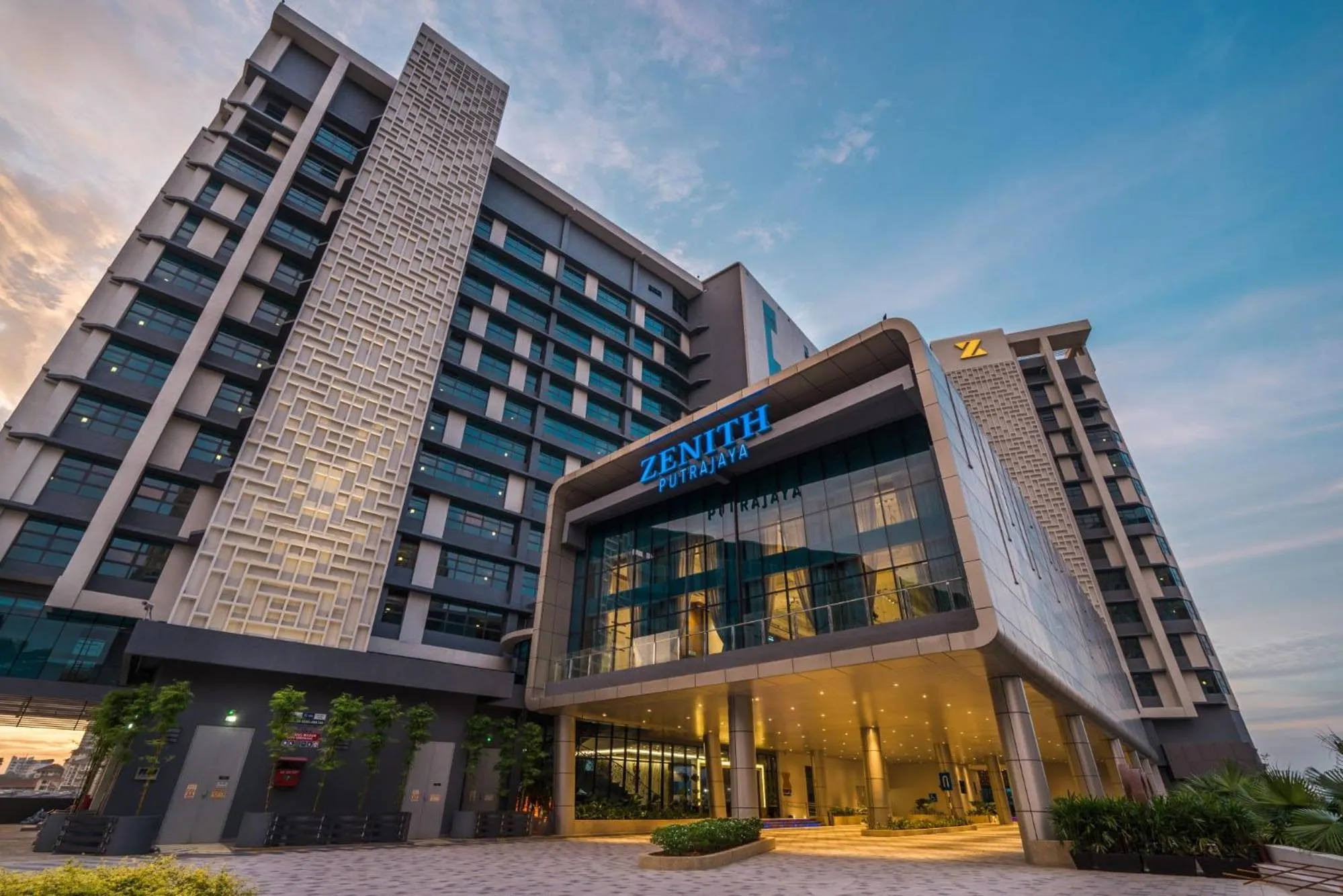 Facade/entrance in Zenith Hotel Putrajaya