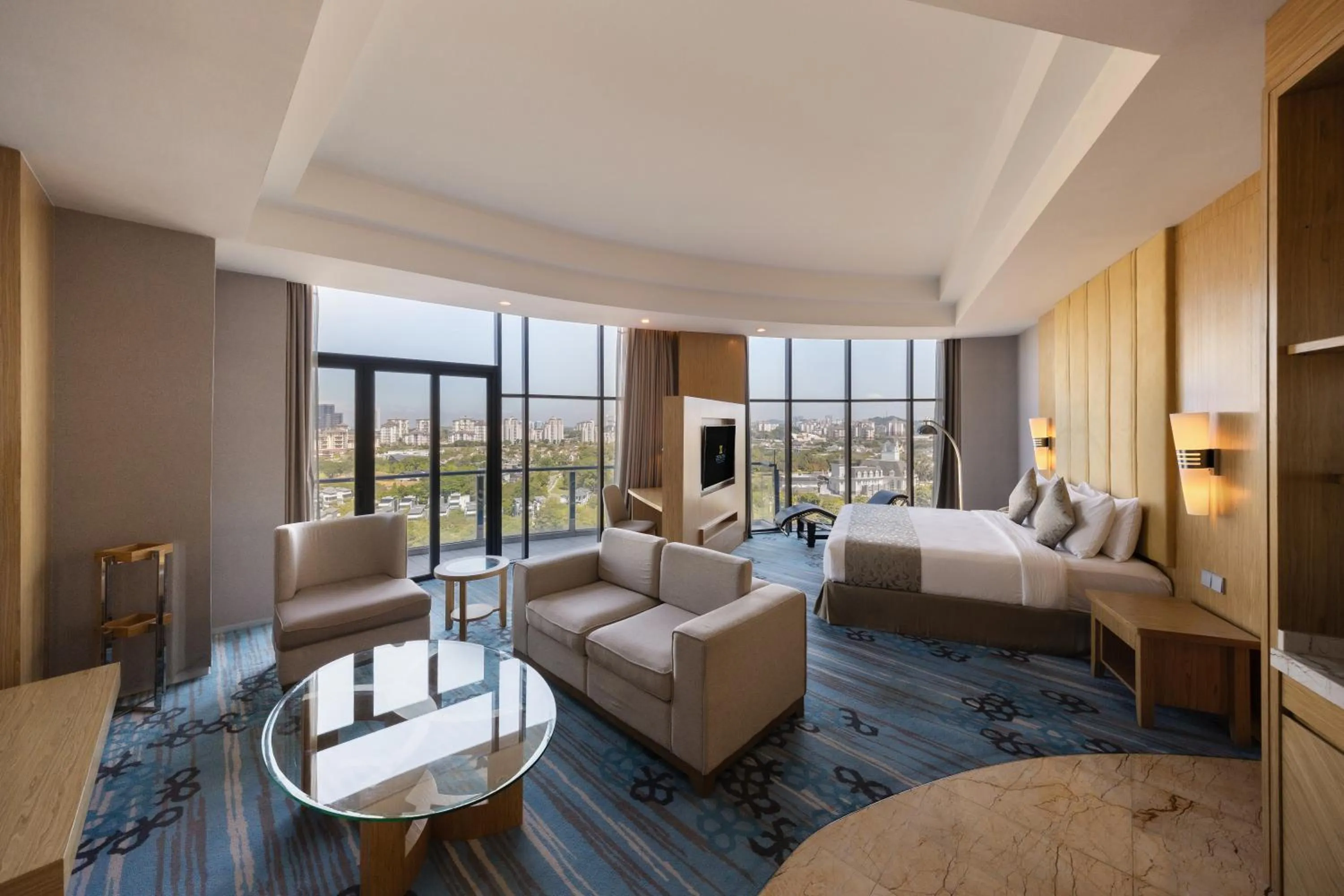 Seating area in Zenith Hotel Putrajaya