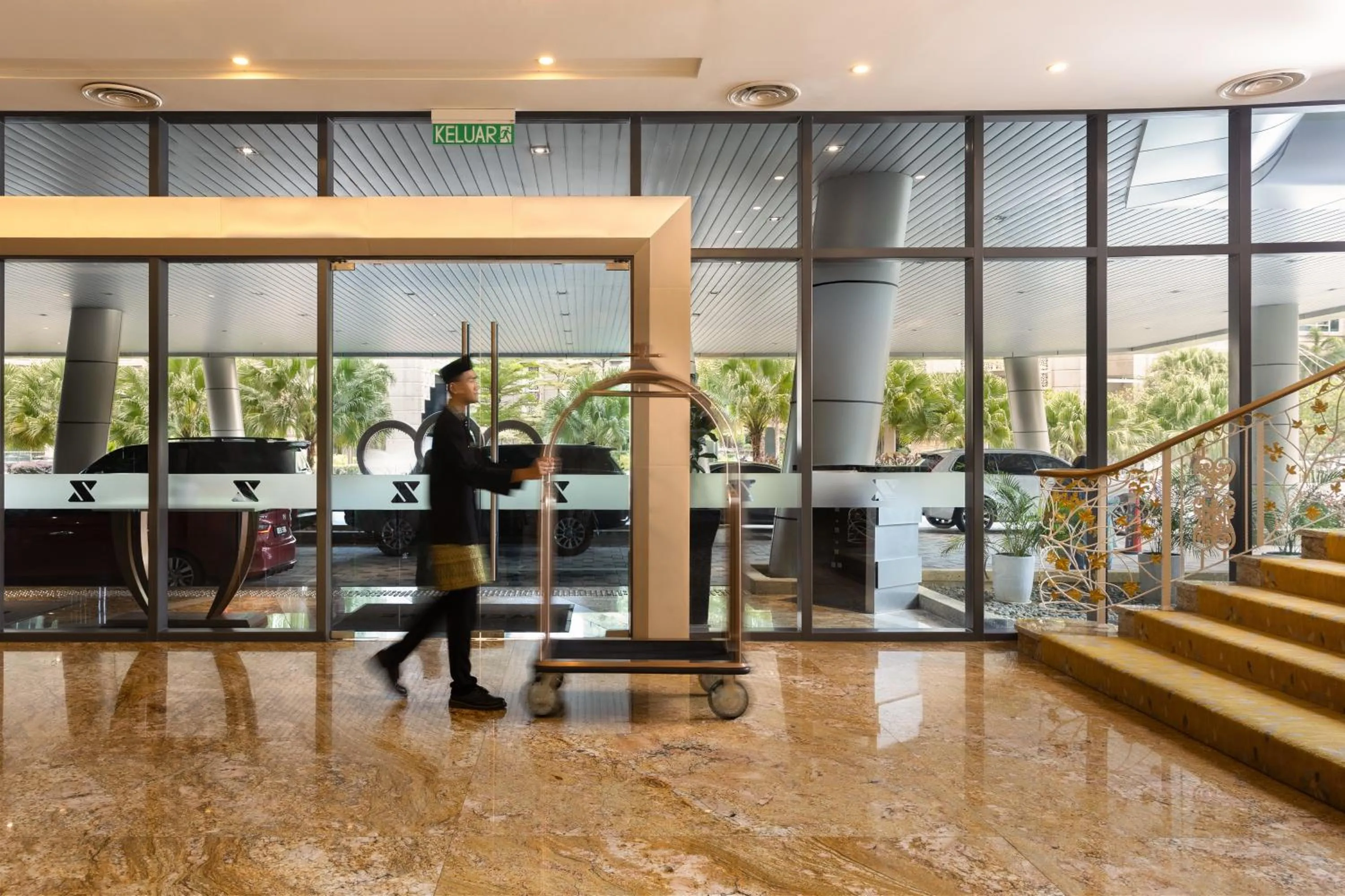 Facade/entrance in Zenith Hotel Putrajaya