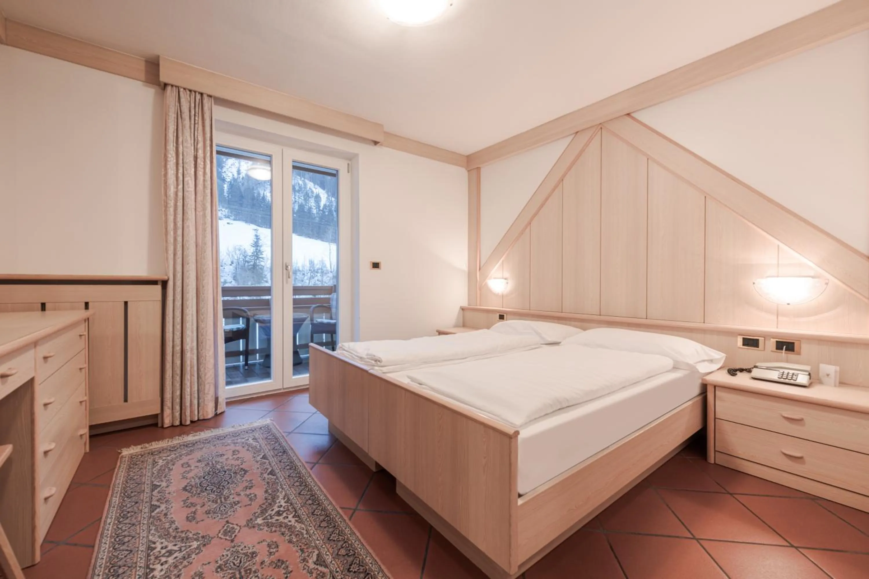 Bed in Hotel Foresta