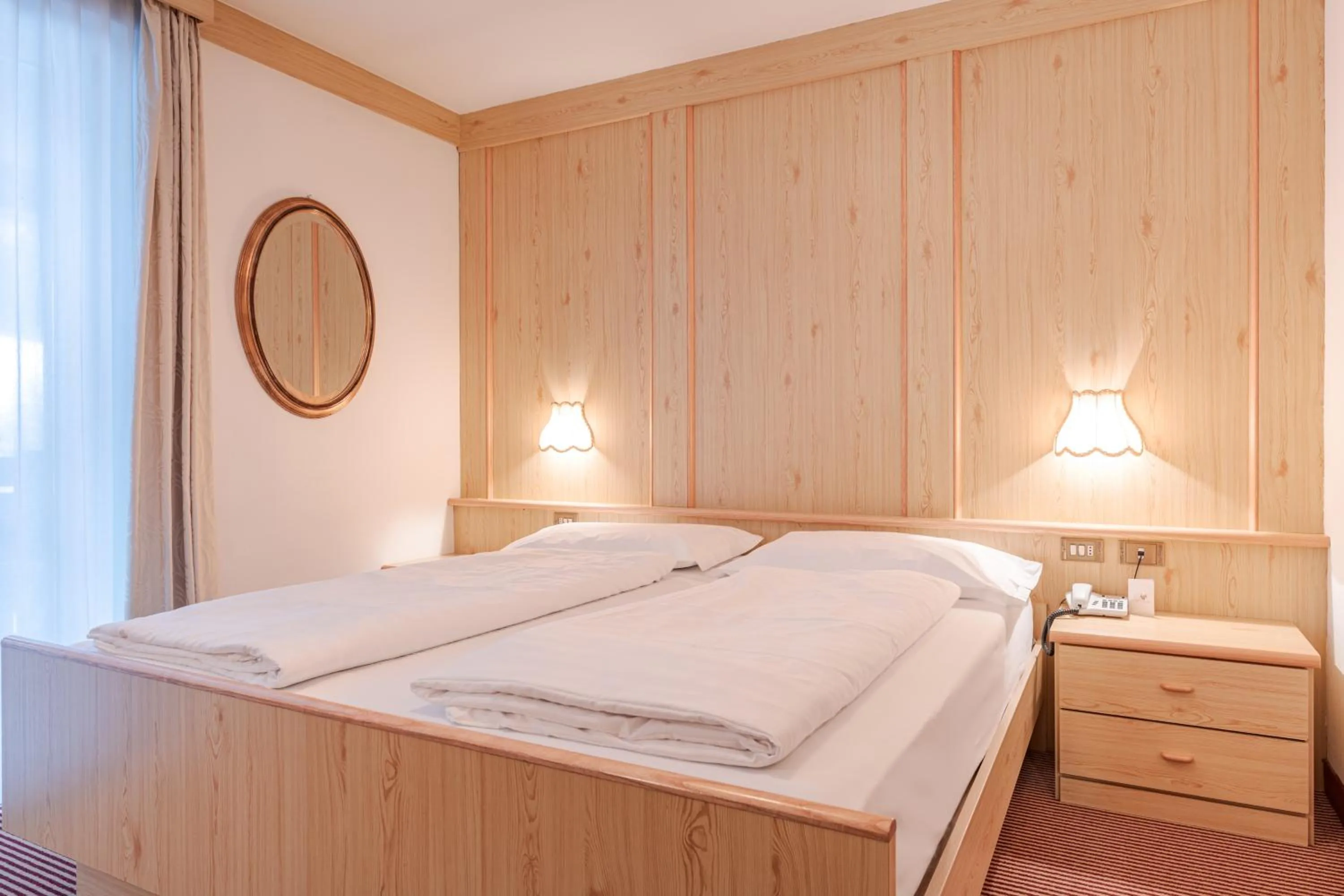 Bed in Hotel Foresta