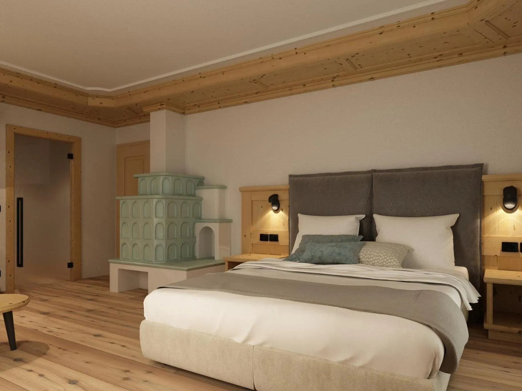 Bed in Hotel Foresta