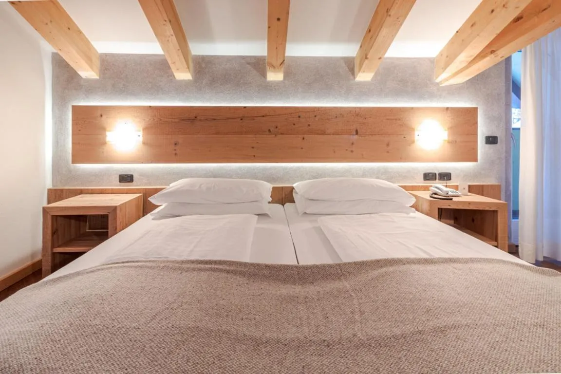 Bed in Hotel Foresta