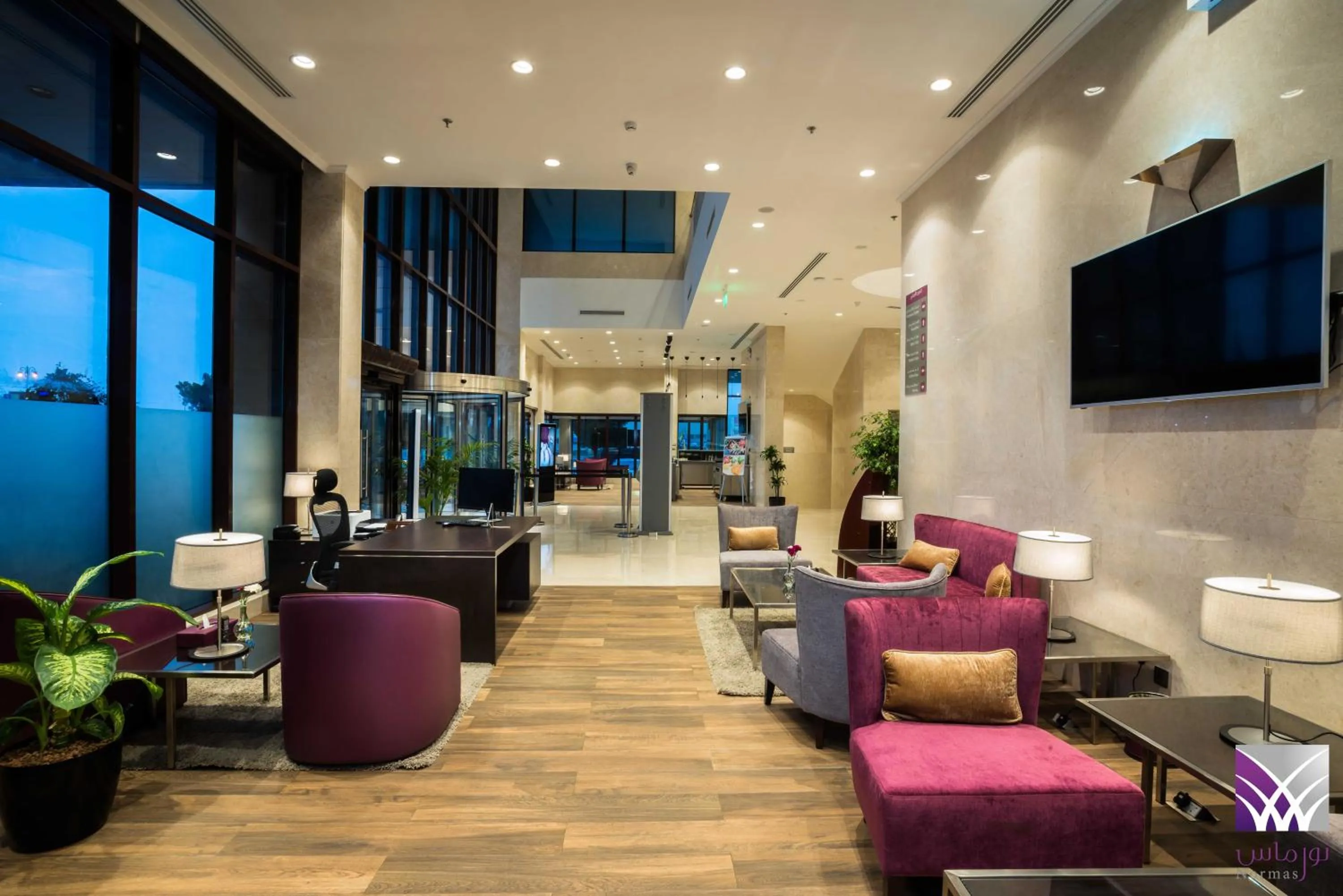 Lobby or reception in Normas Hotel