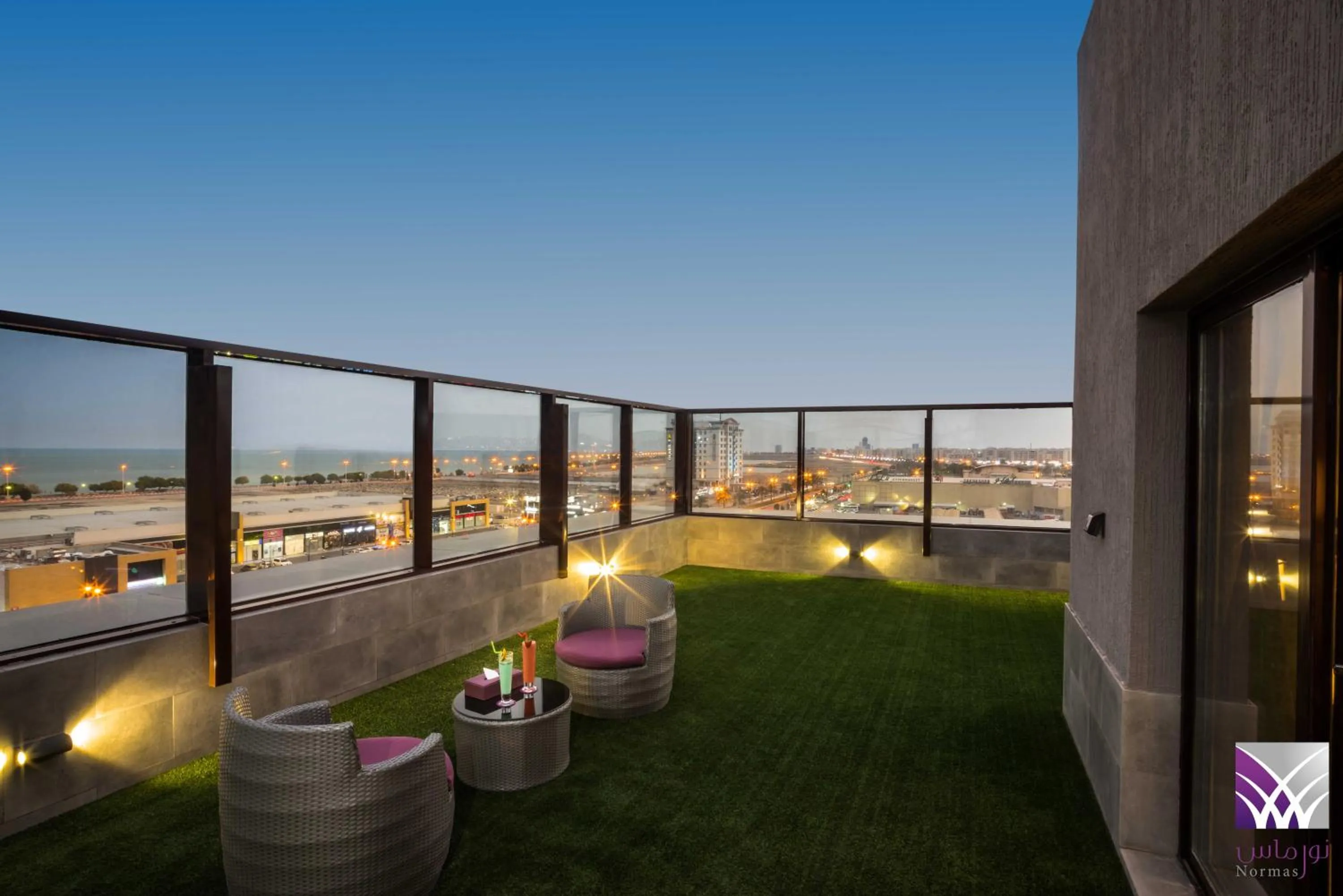 Balcony/Terrace in Normas Hotel