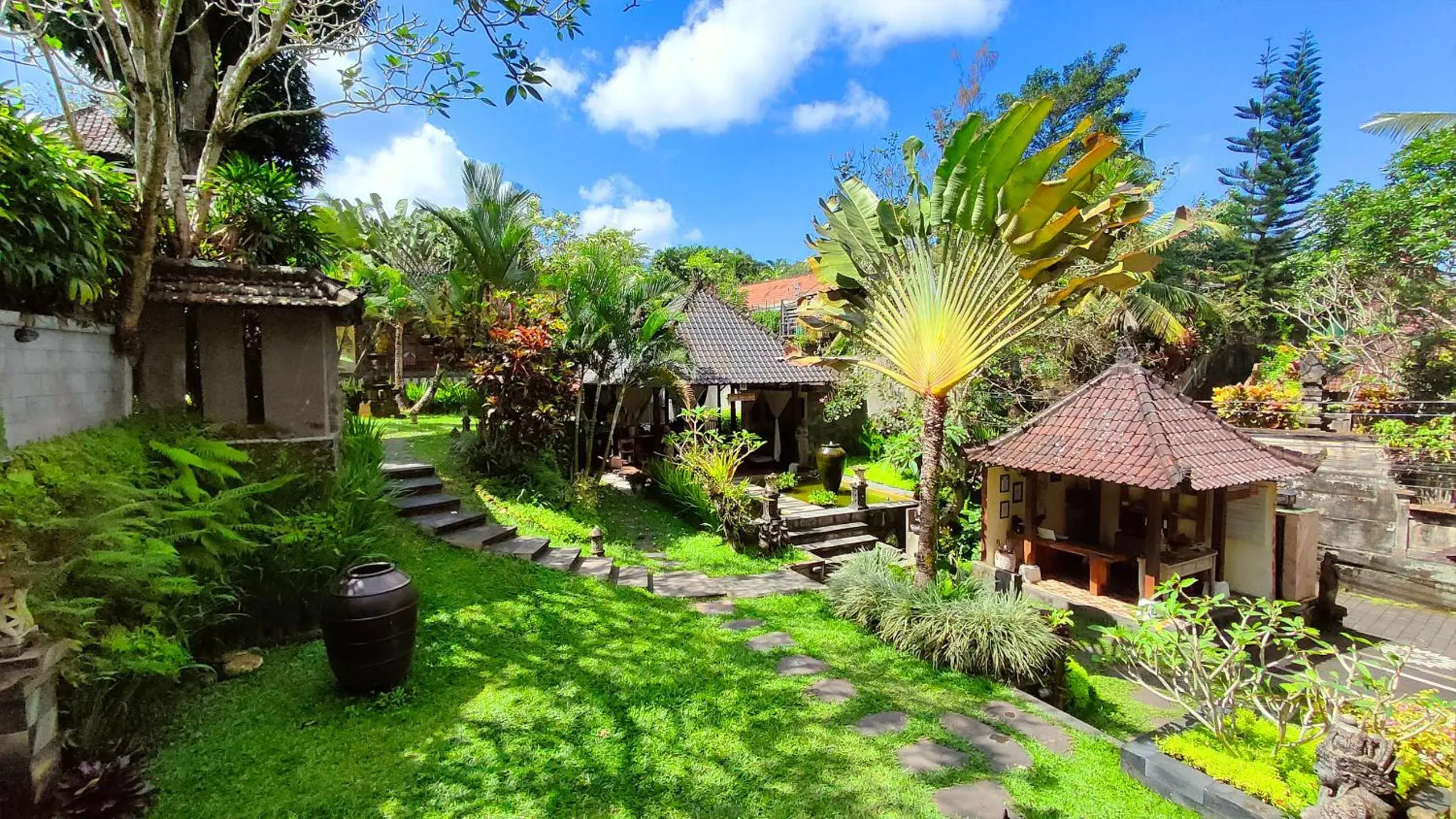 Garden view in Villa Nirvana Garden view in Villa Nirvana