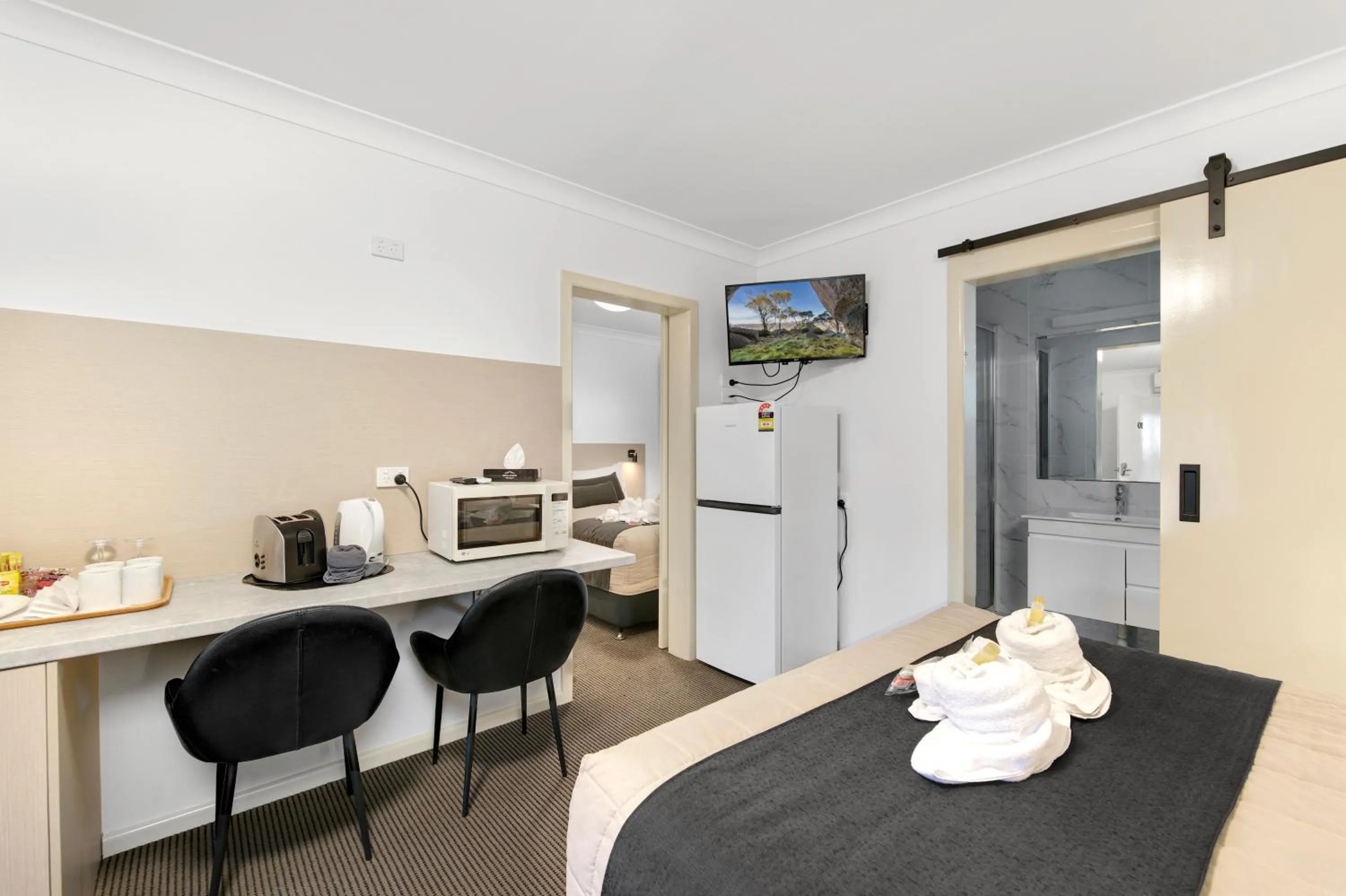 Bedroom, Bed in Kandos Fairways Motel