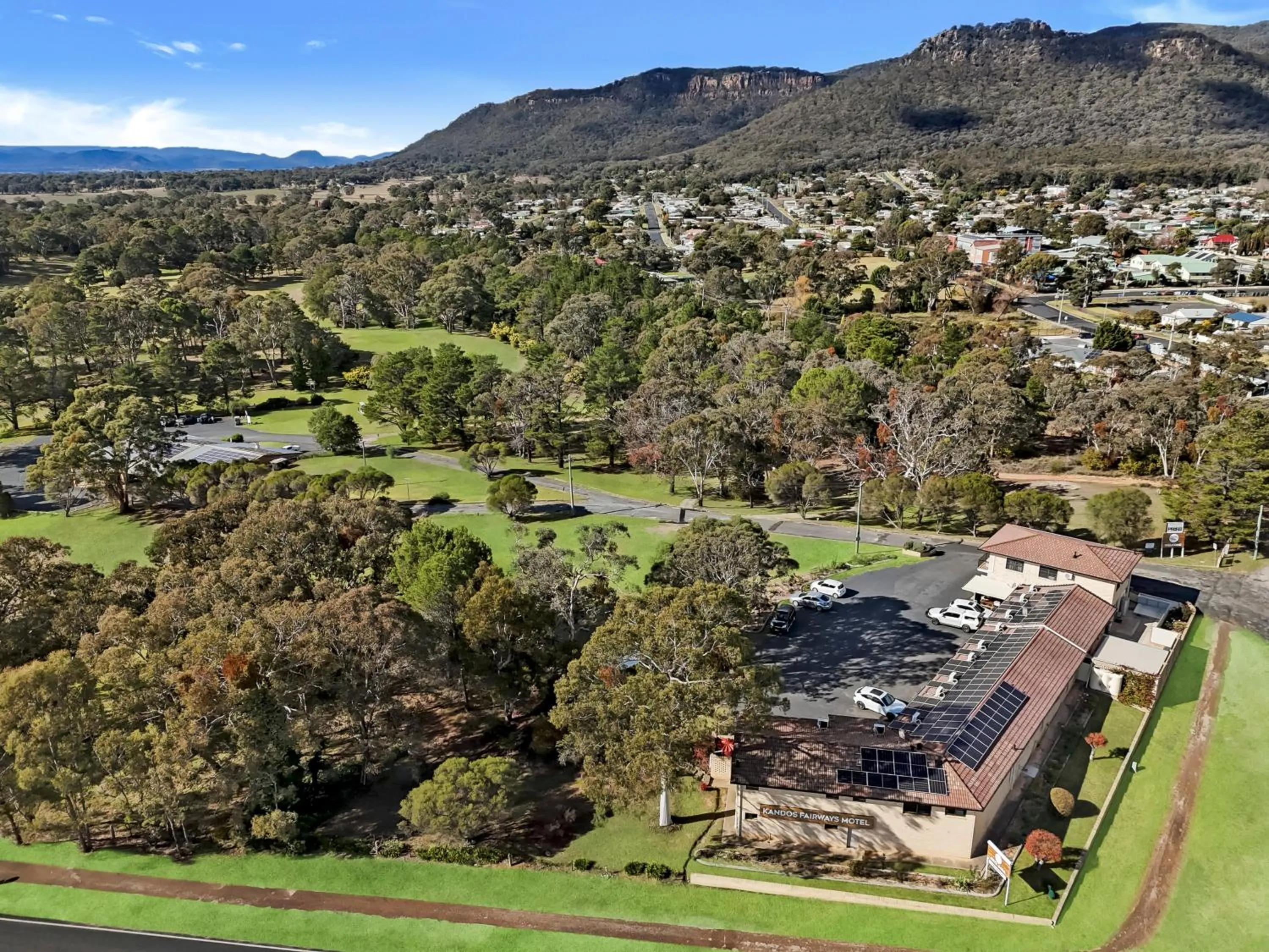 Bird's eye view in Kandos Fairways Motel