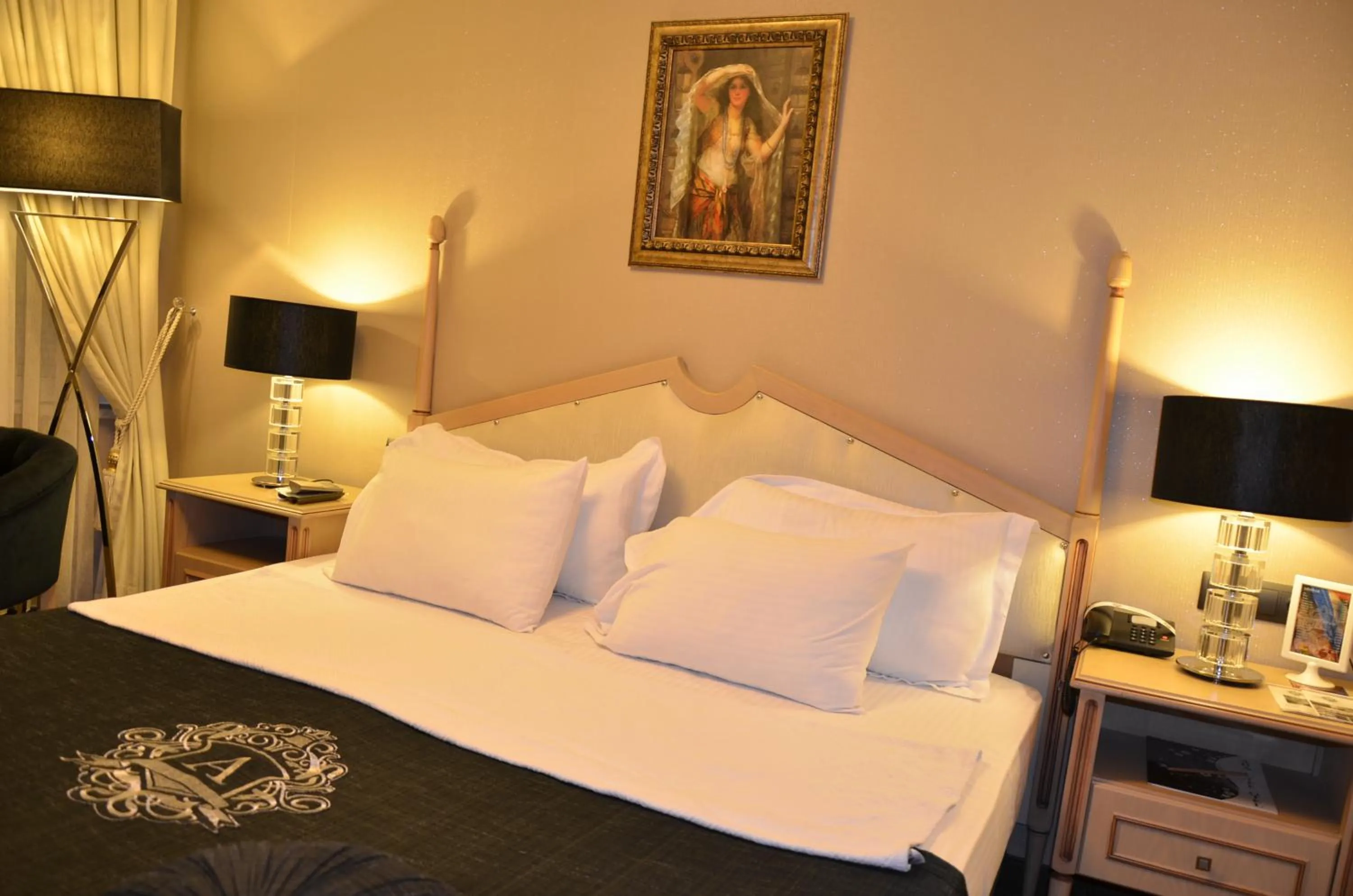 Decorative detail, Bed in Ada Life Hotel