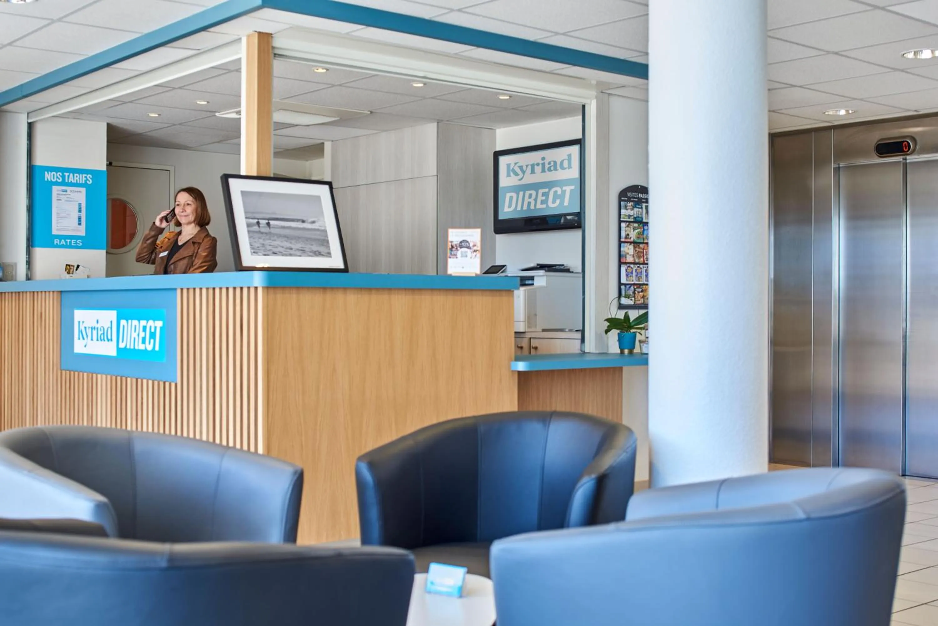 Lobby or reception in Kyriad Direct Mont De Marsan - St Avit