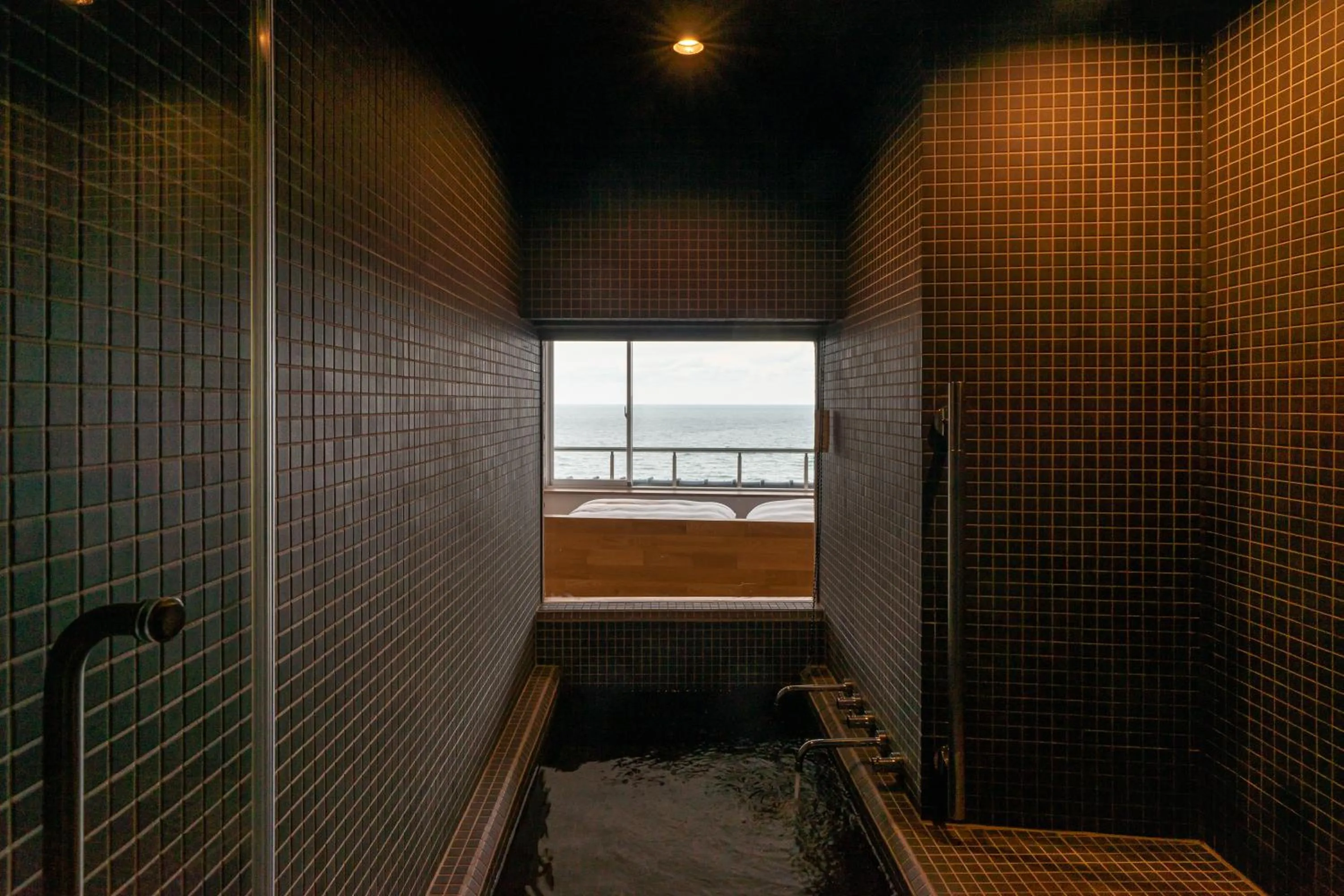 Hot Spring Bath in Kameya Hotel