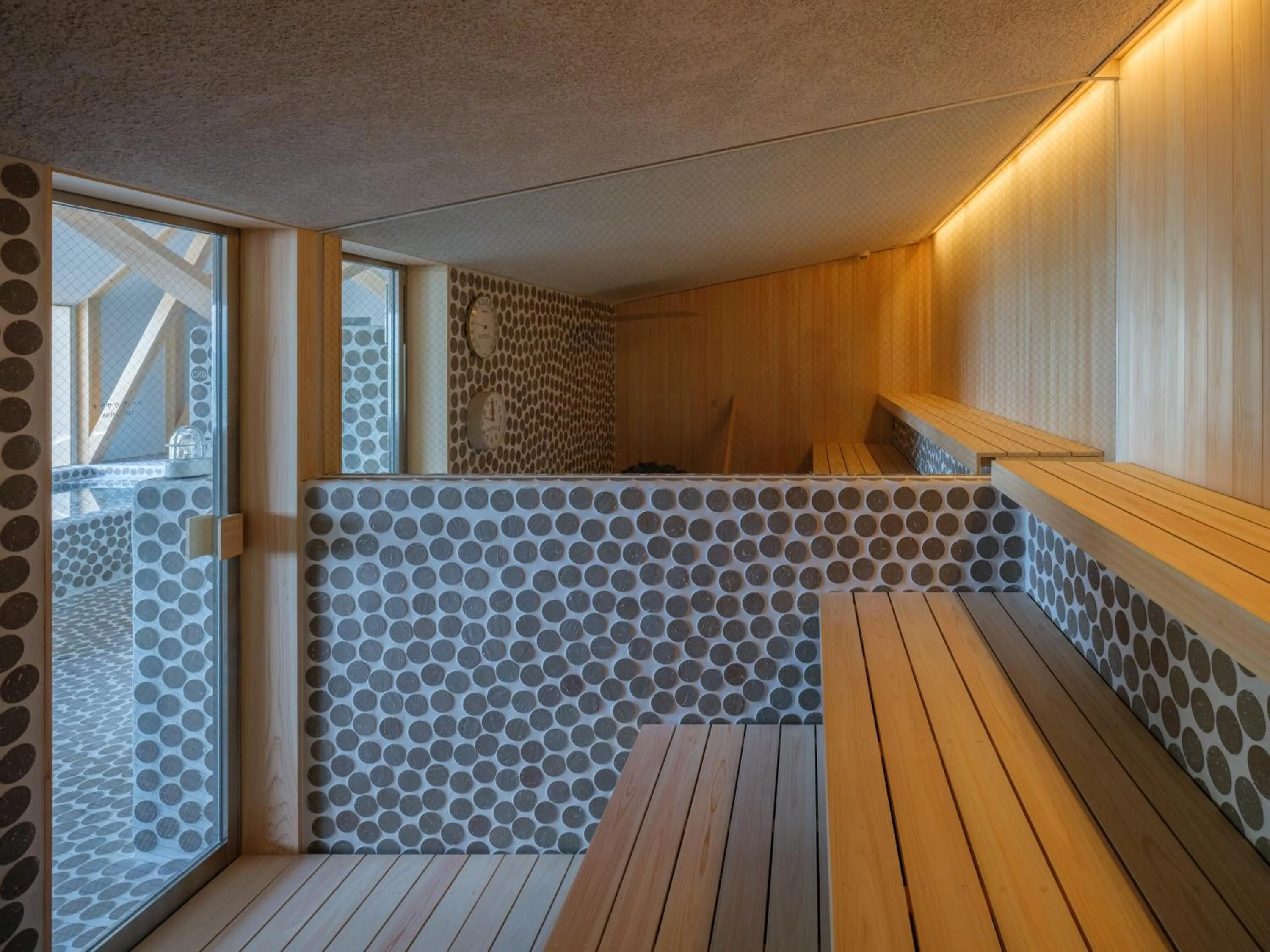 Sauna in Kameya Hotel