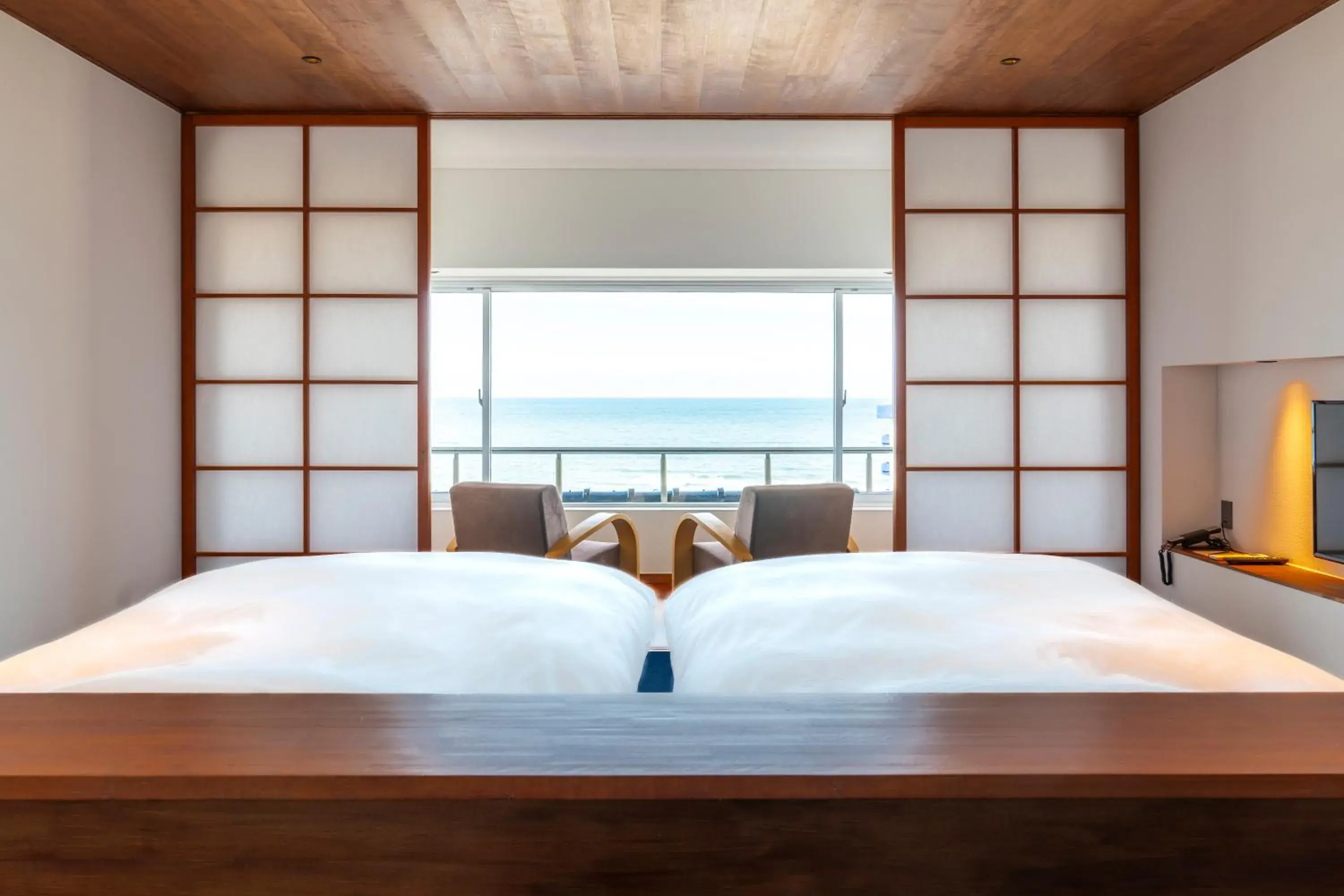 Bed in Kameya Hotel Bed in Kameya Hotel