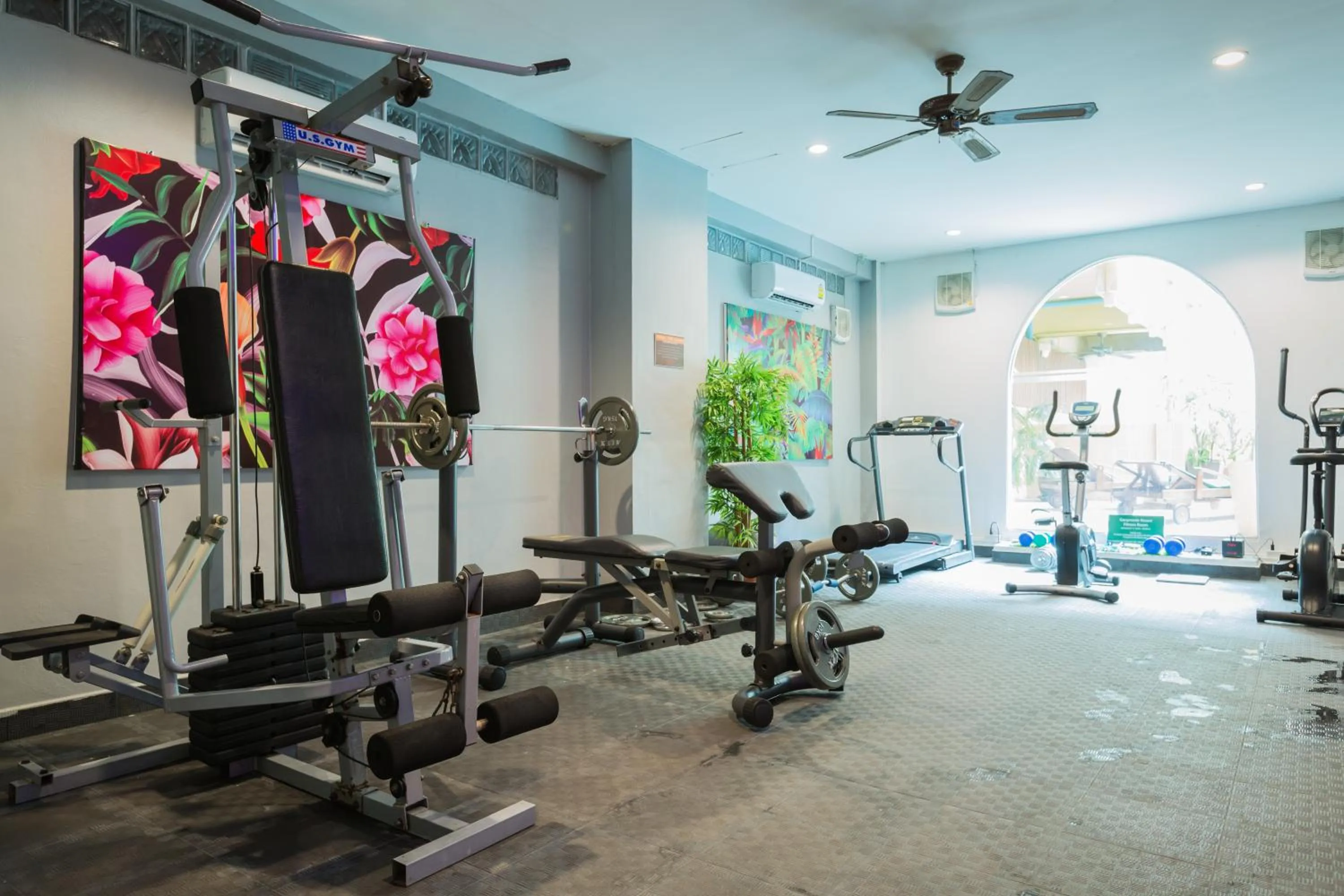 Fitness centre/facilities in Zing Resort & Spa