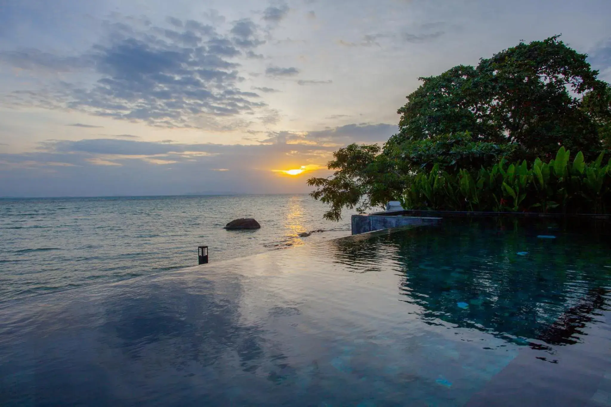 Pool view in The Humble Villas Pool view in The Humble Villas