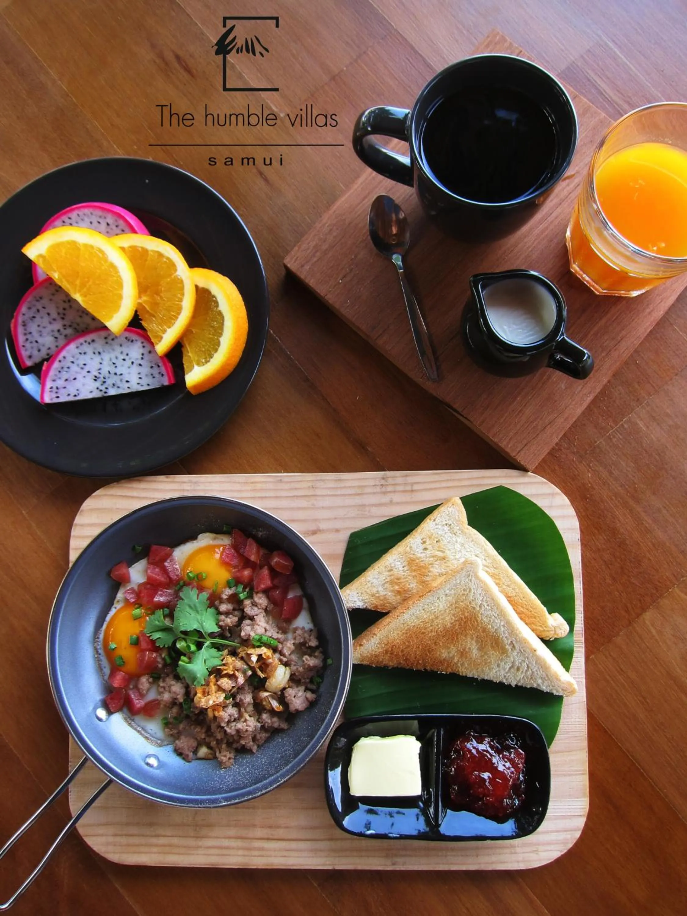 Food and drinks in The Humble Villas