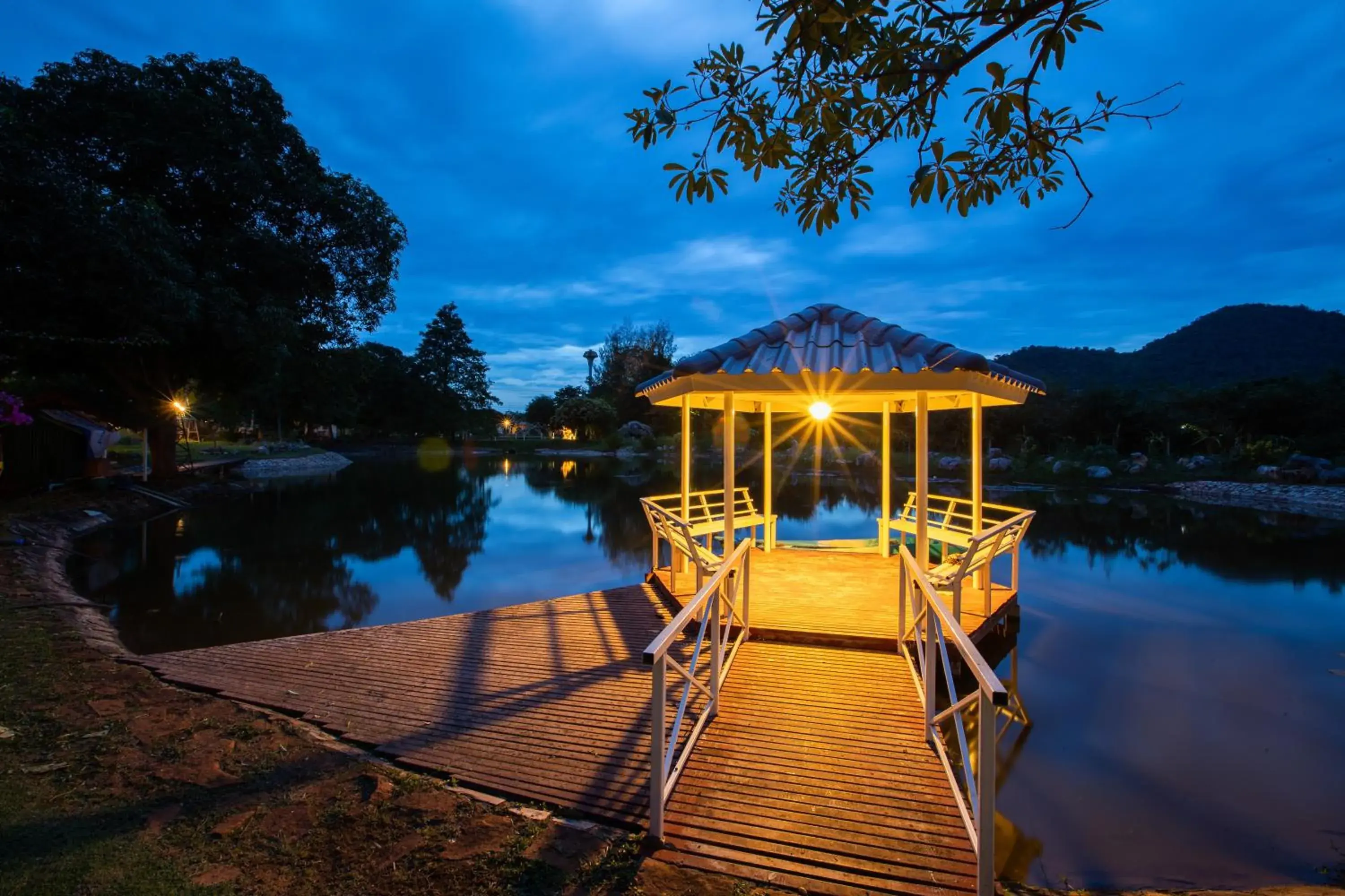 Garden view in Diamond Hill Resort Garden view in Diamond Hill Resort