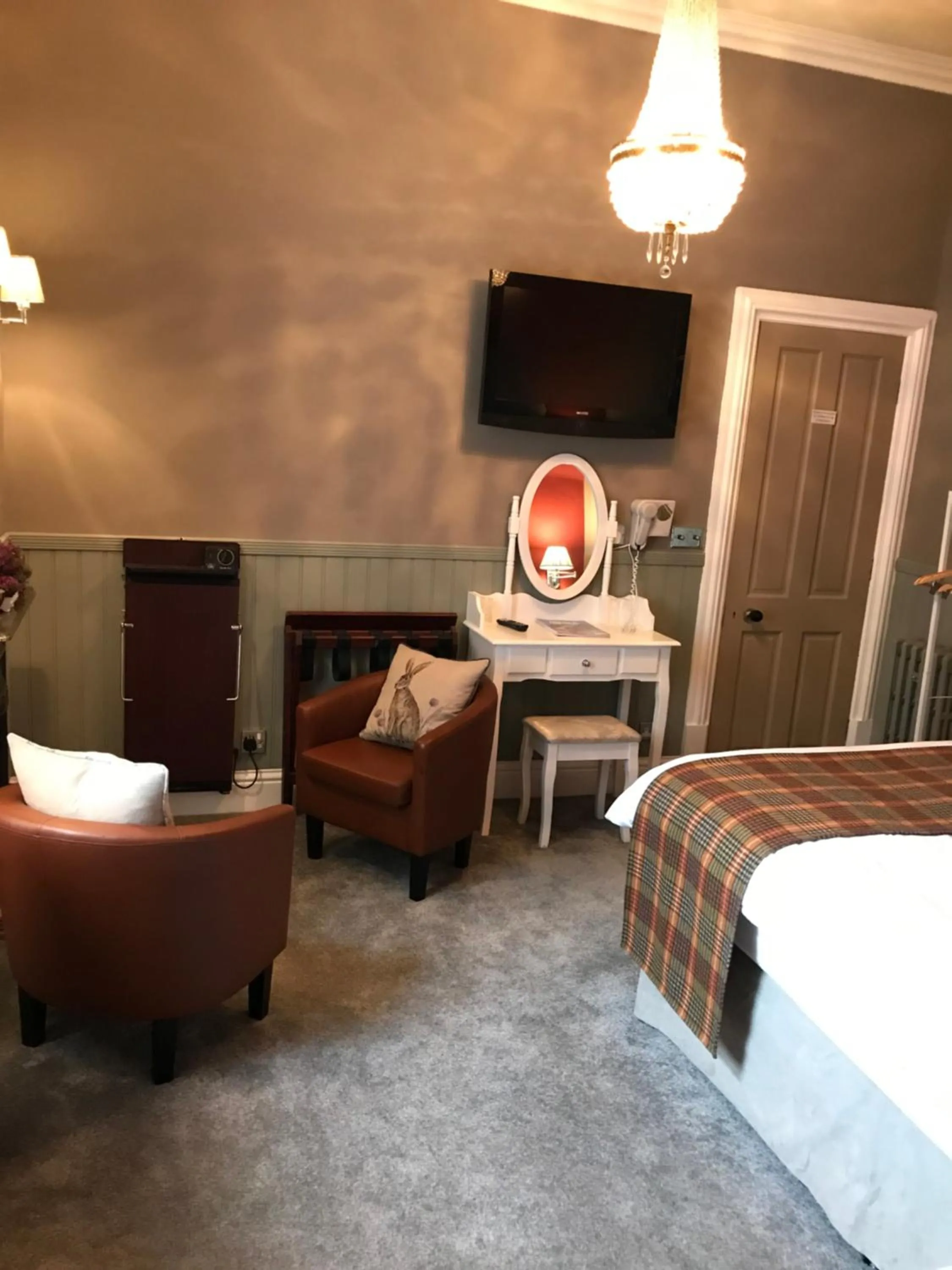 Seating area, Bed in Blair Villa South